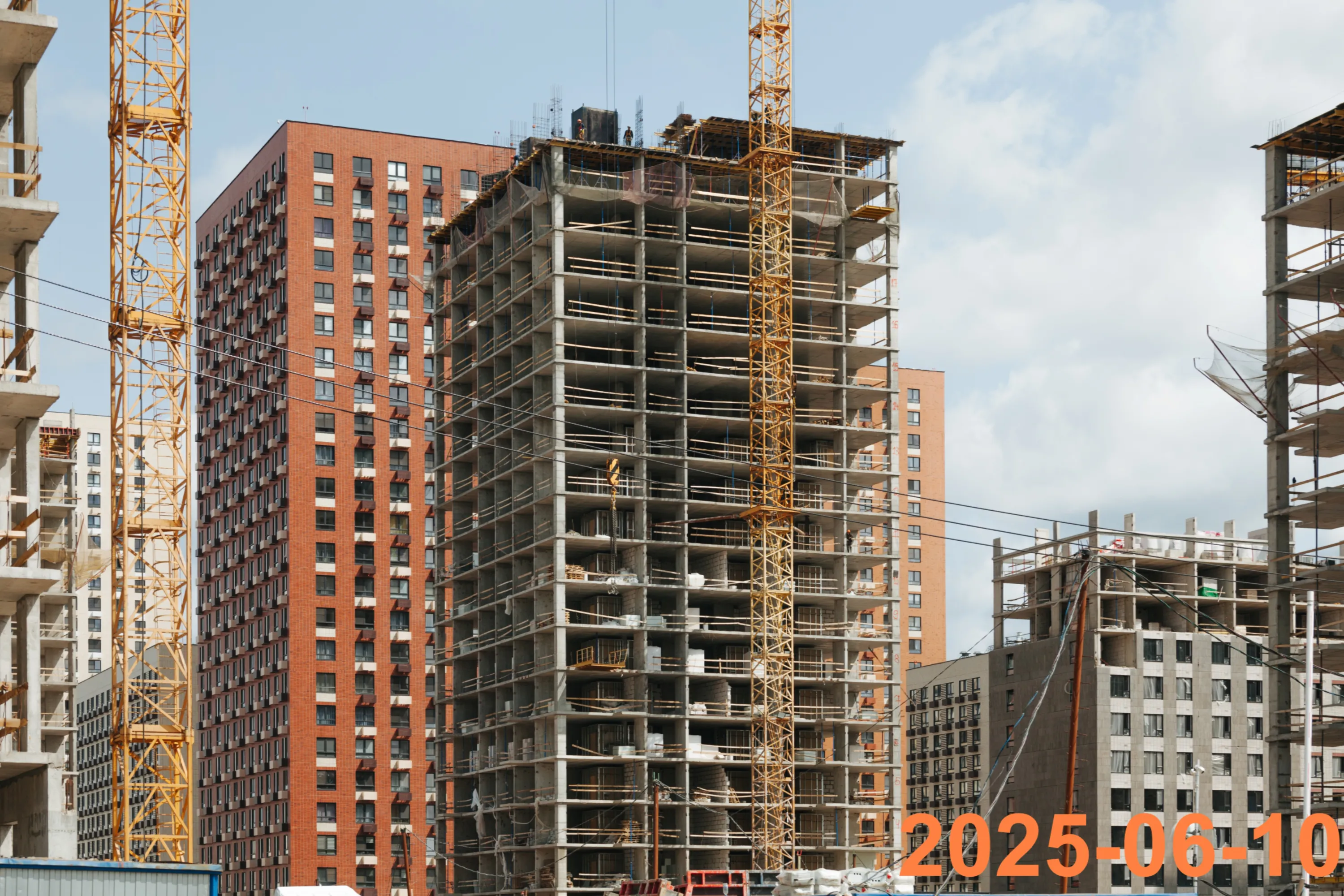 ЖК Зелёный парк ход строительства