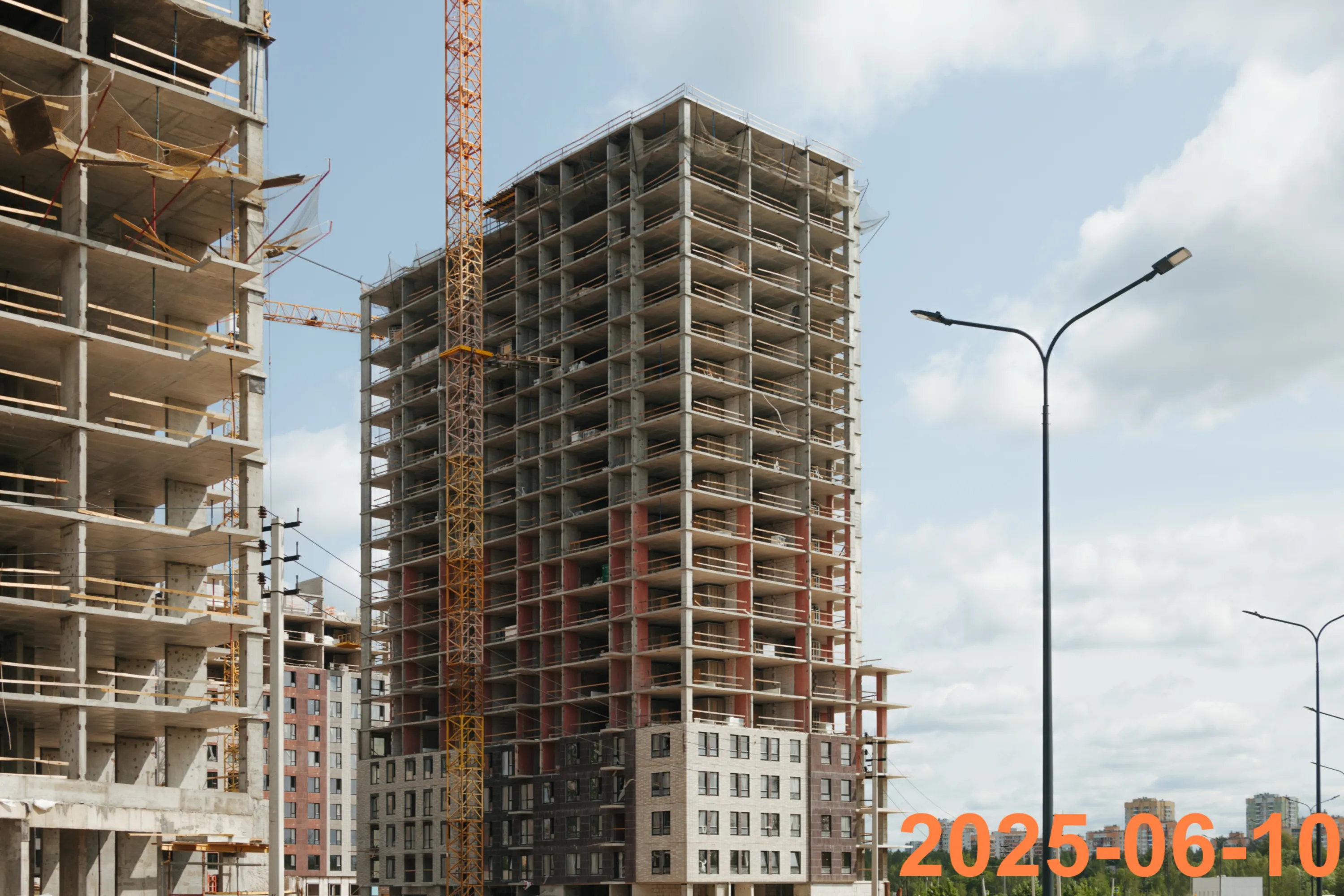 ЖК Зелёный парк ход строительства