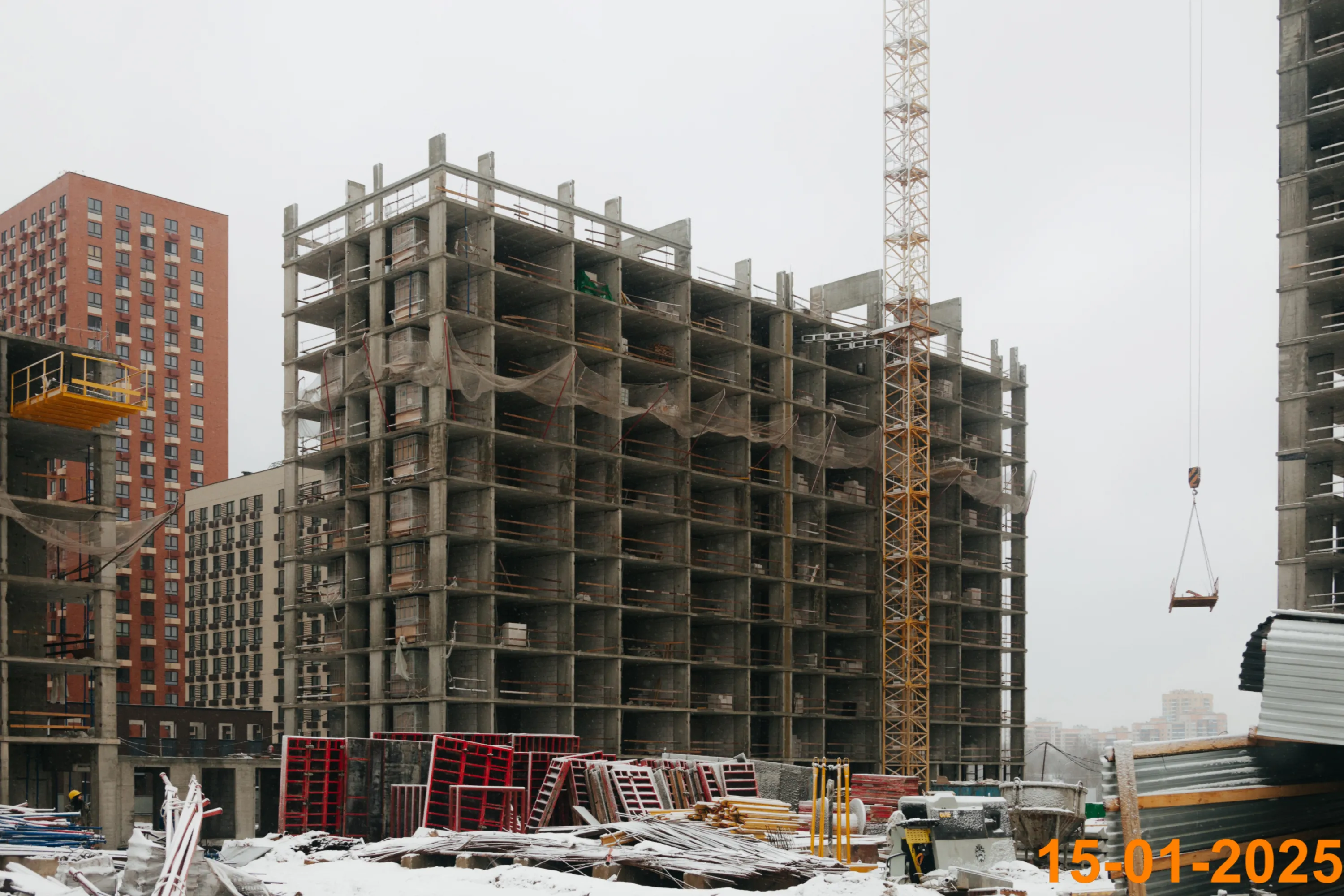 ЖК Зелёный парк ход строительства