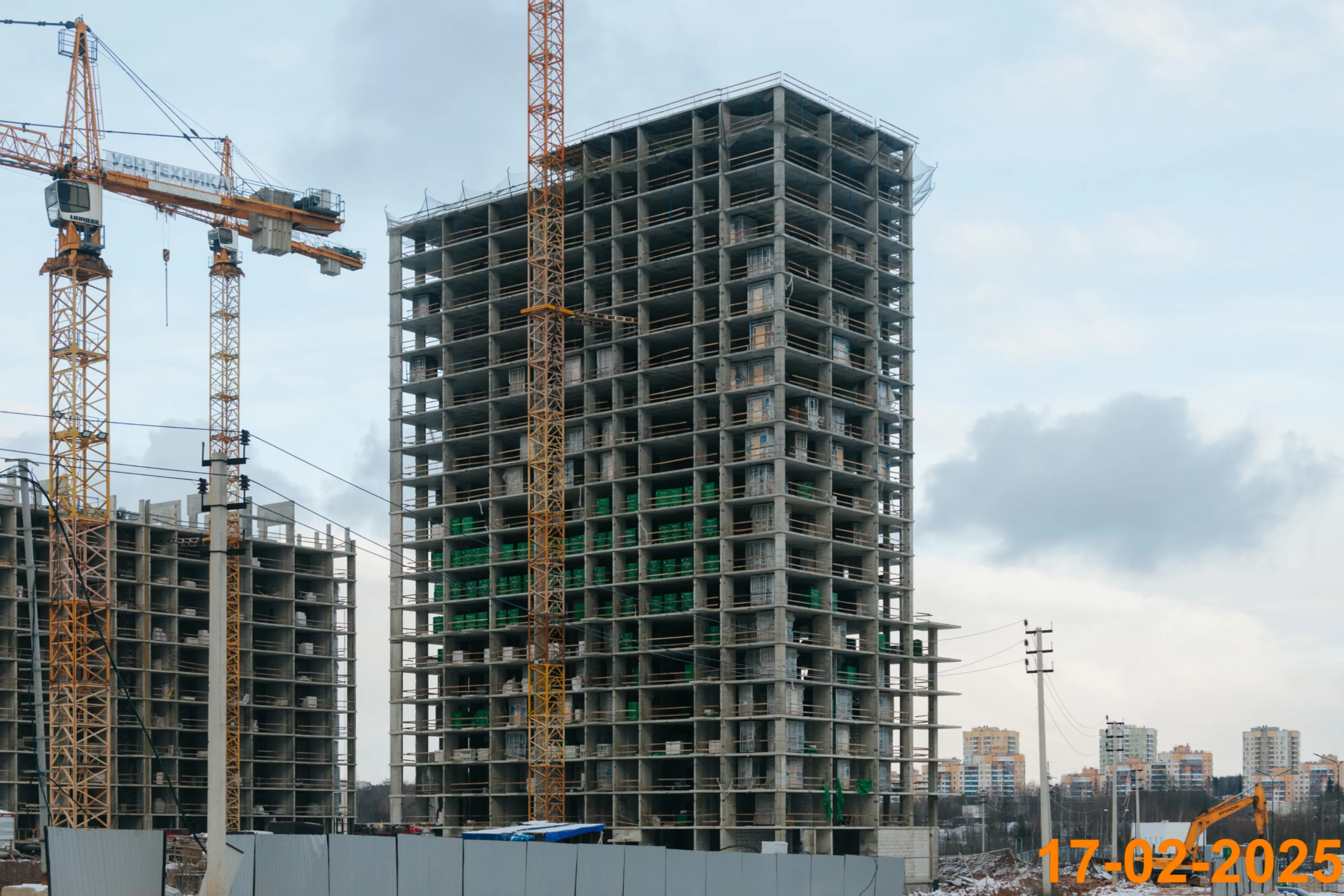 ЖК Зелёный парк ход строительства