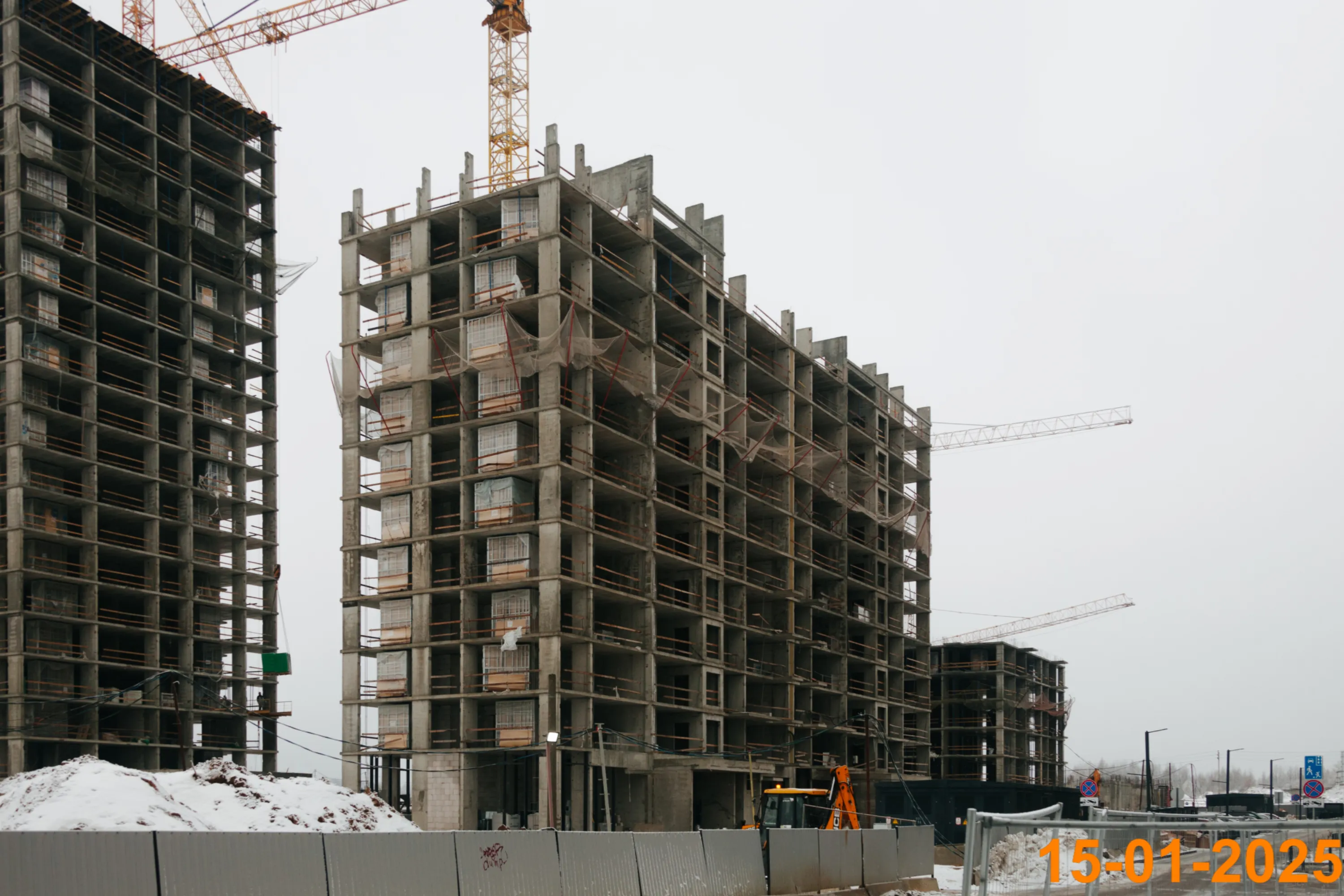 ЖК Зелёный парк ход строительства