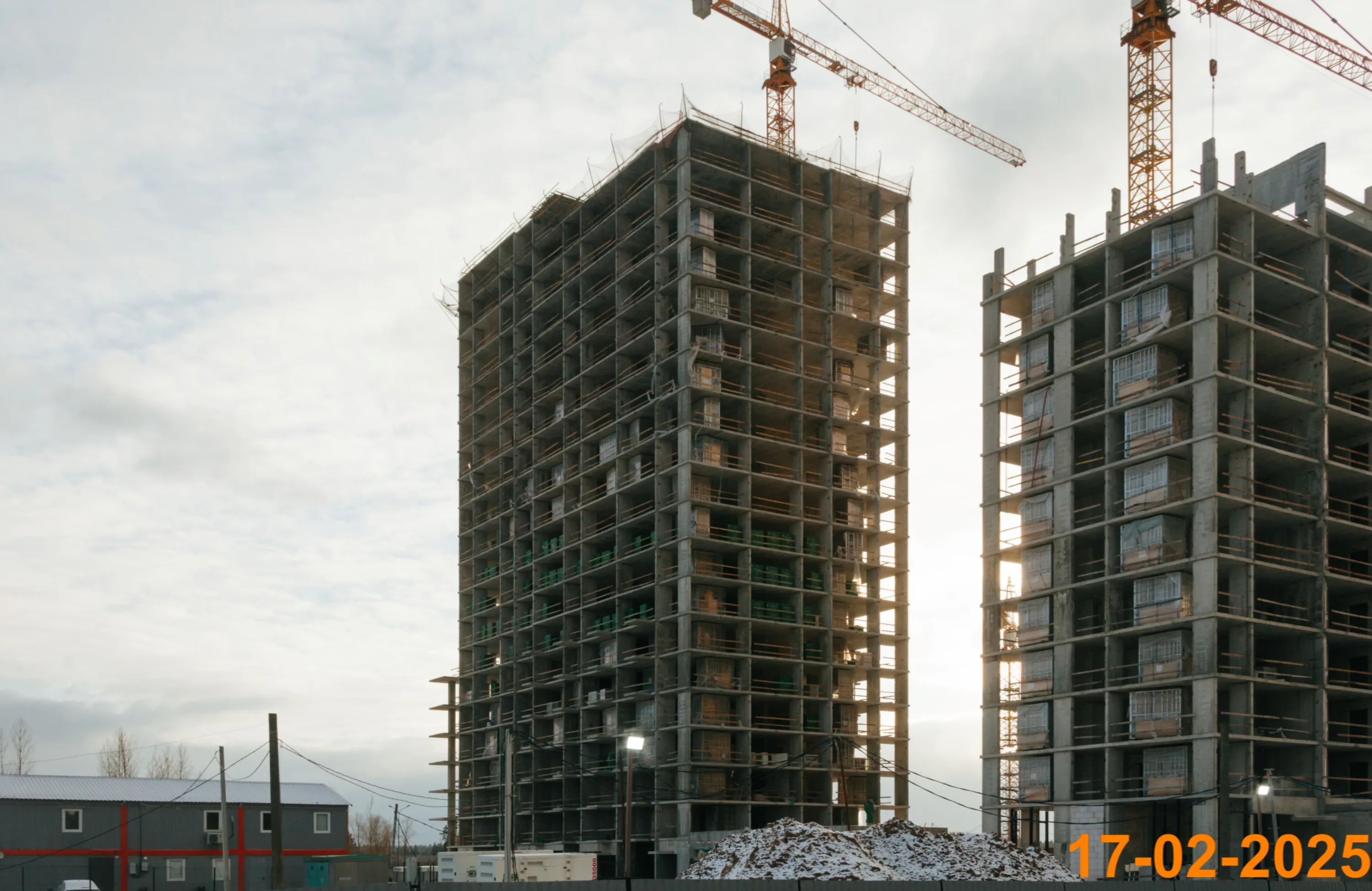 ЖК Зелёный парк ход строительства