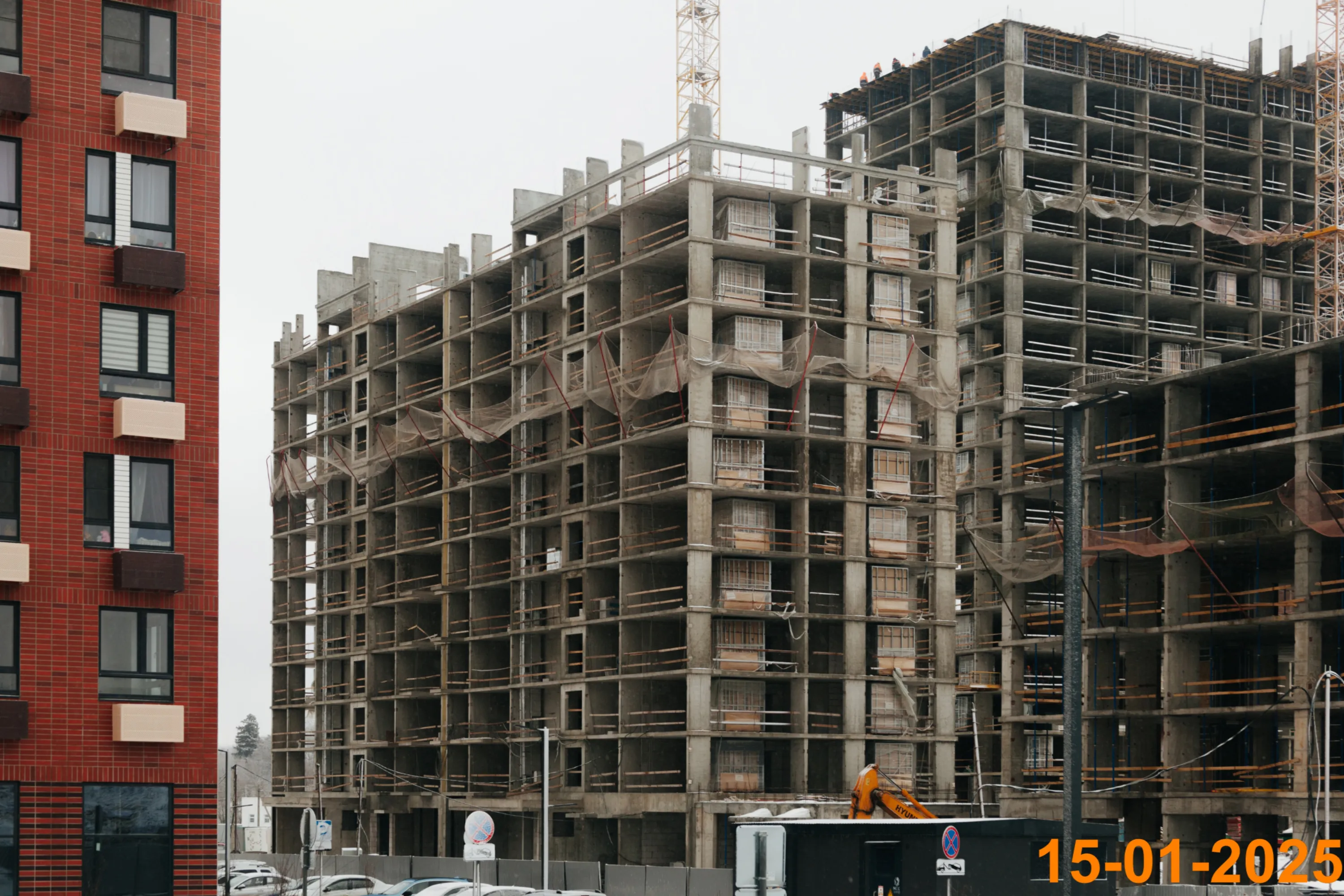 ЖК Зелёный парк ход строительства