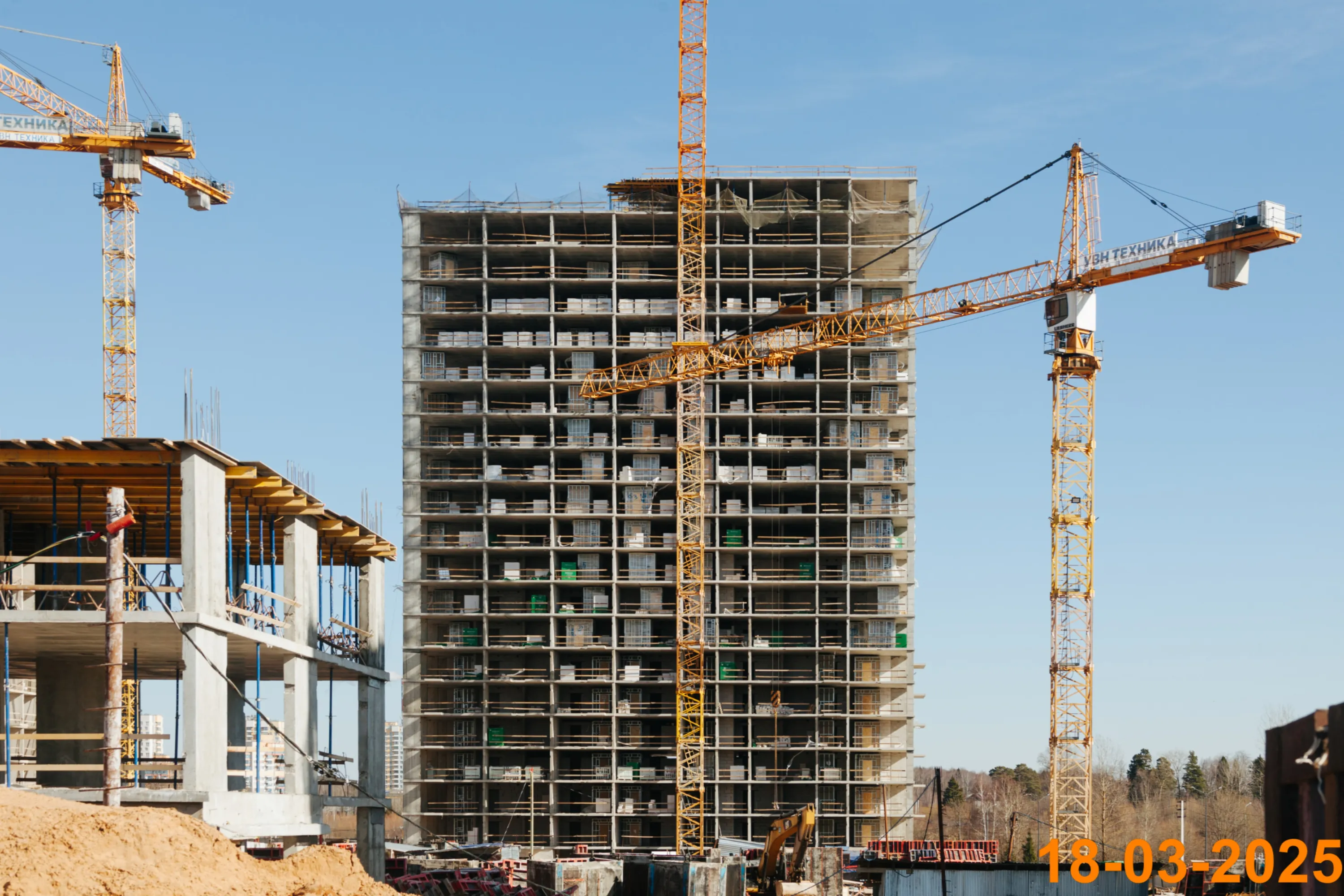 ЖК Зелёный парк ход строительства