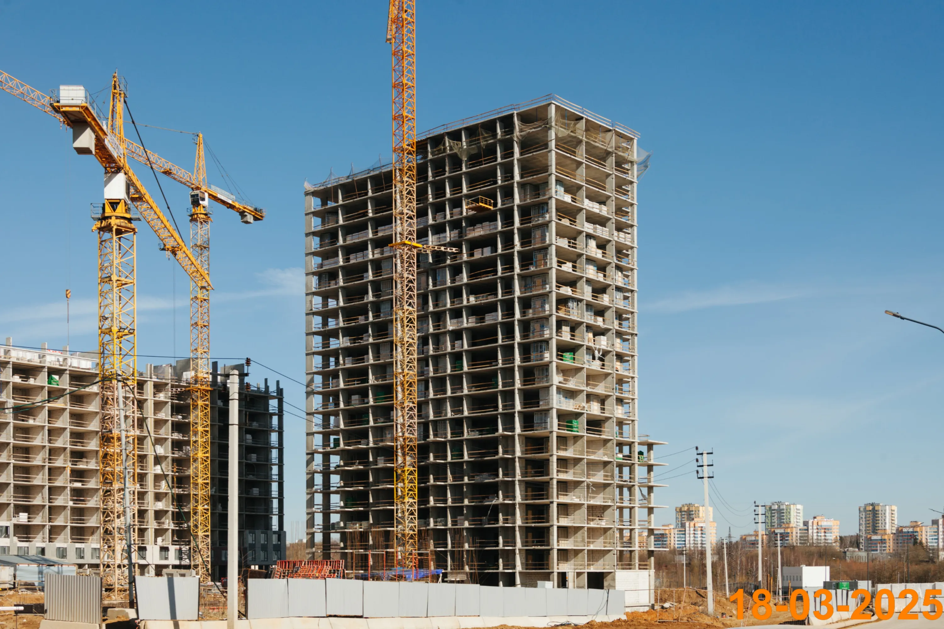 ЖК Зелёный парк ход строительства