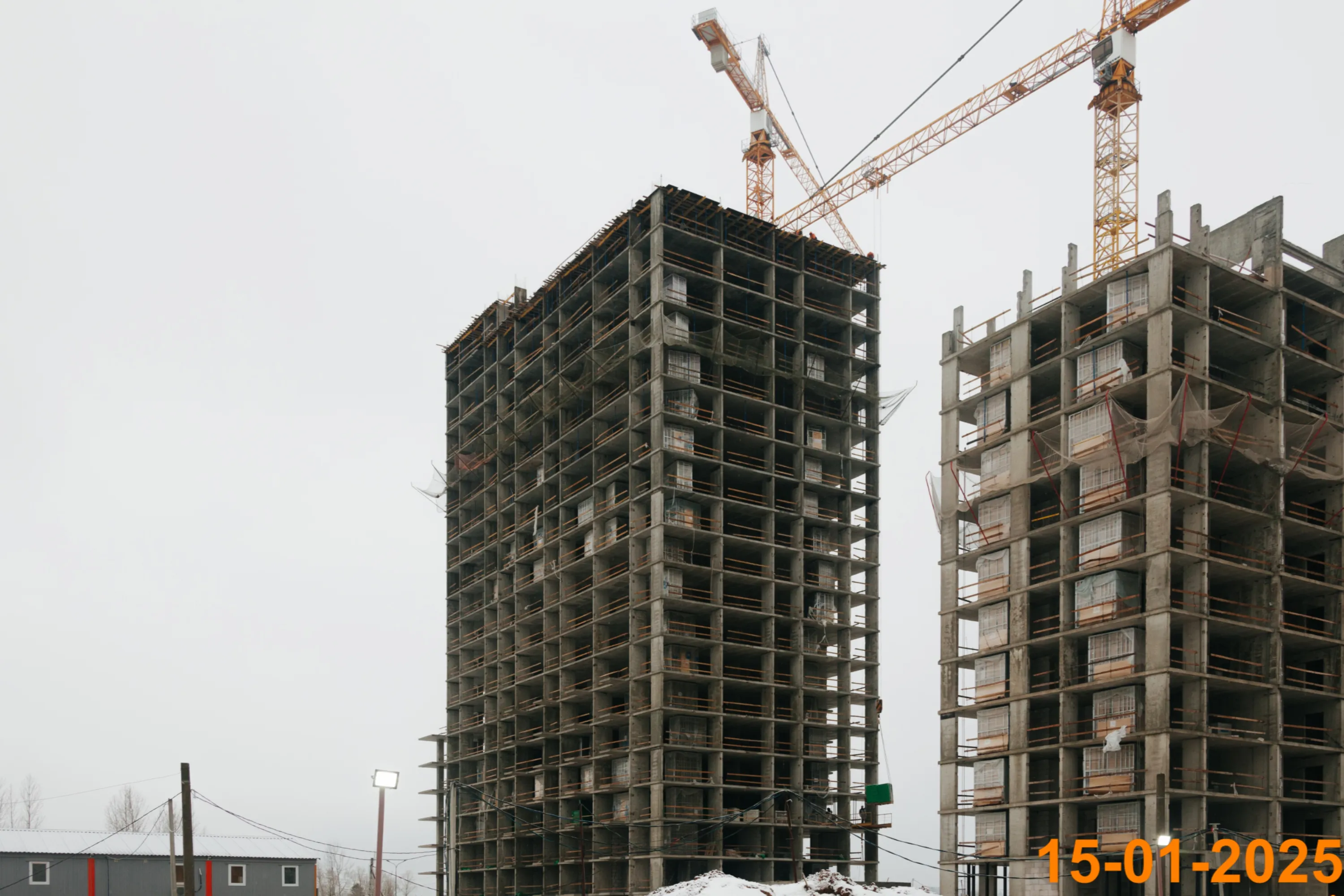 ЖК Зелёный парк ход строительства