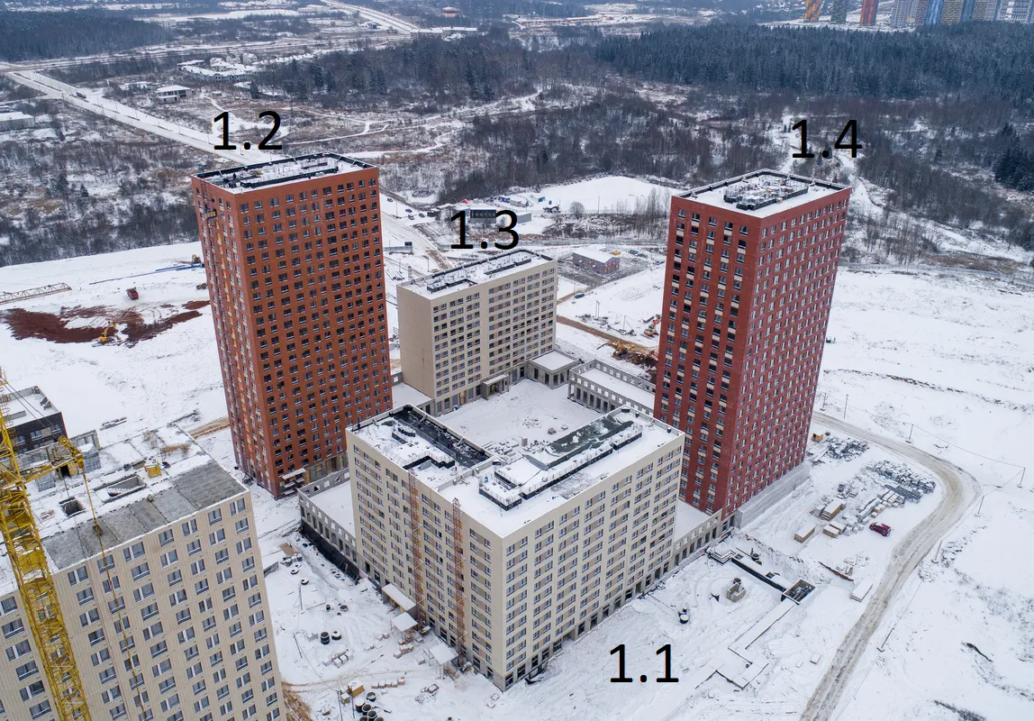 ЖК Зелёный парк ход строительства