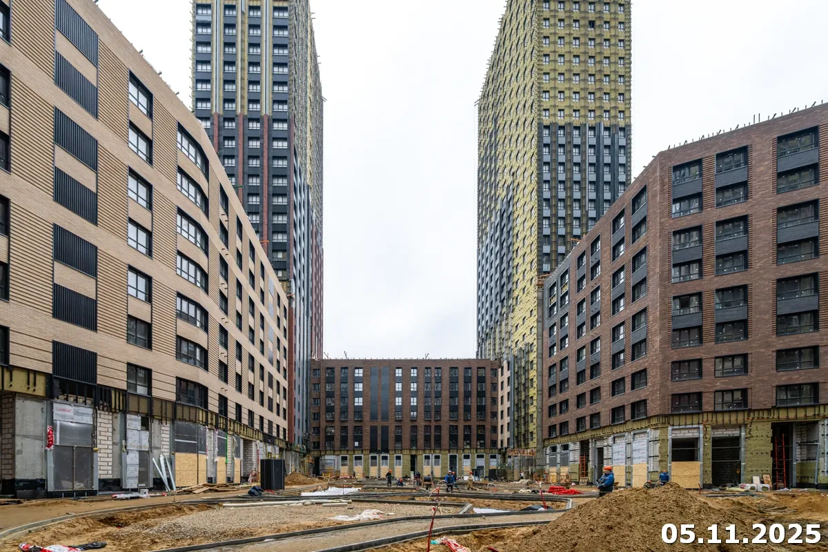 ЖК МФК Варшавские ворота ход строительства