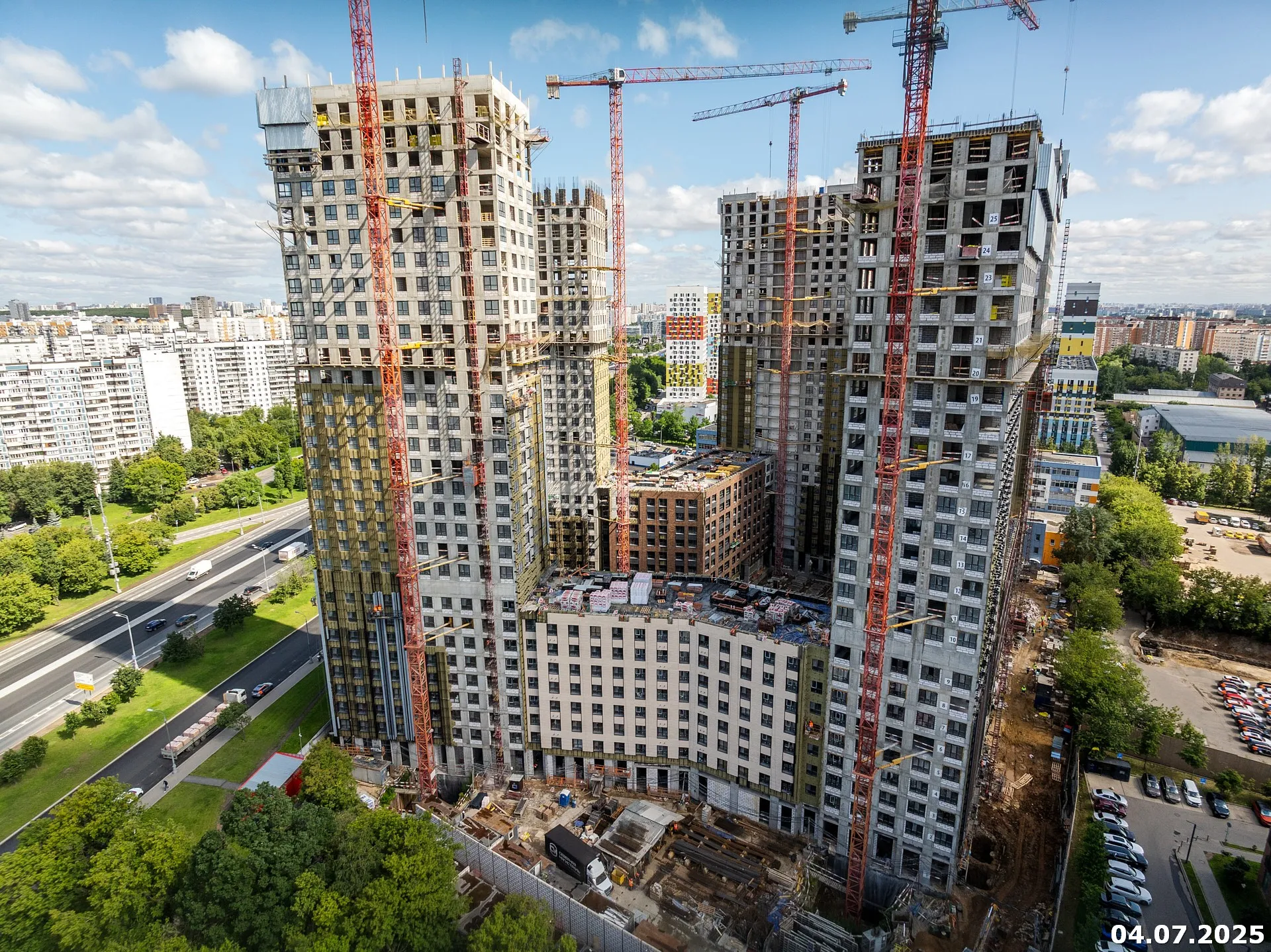 ЖК МФК Варшавские ворота ход строительства