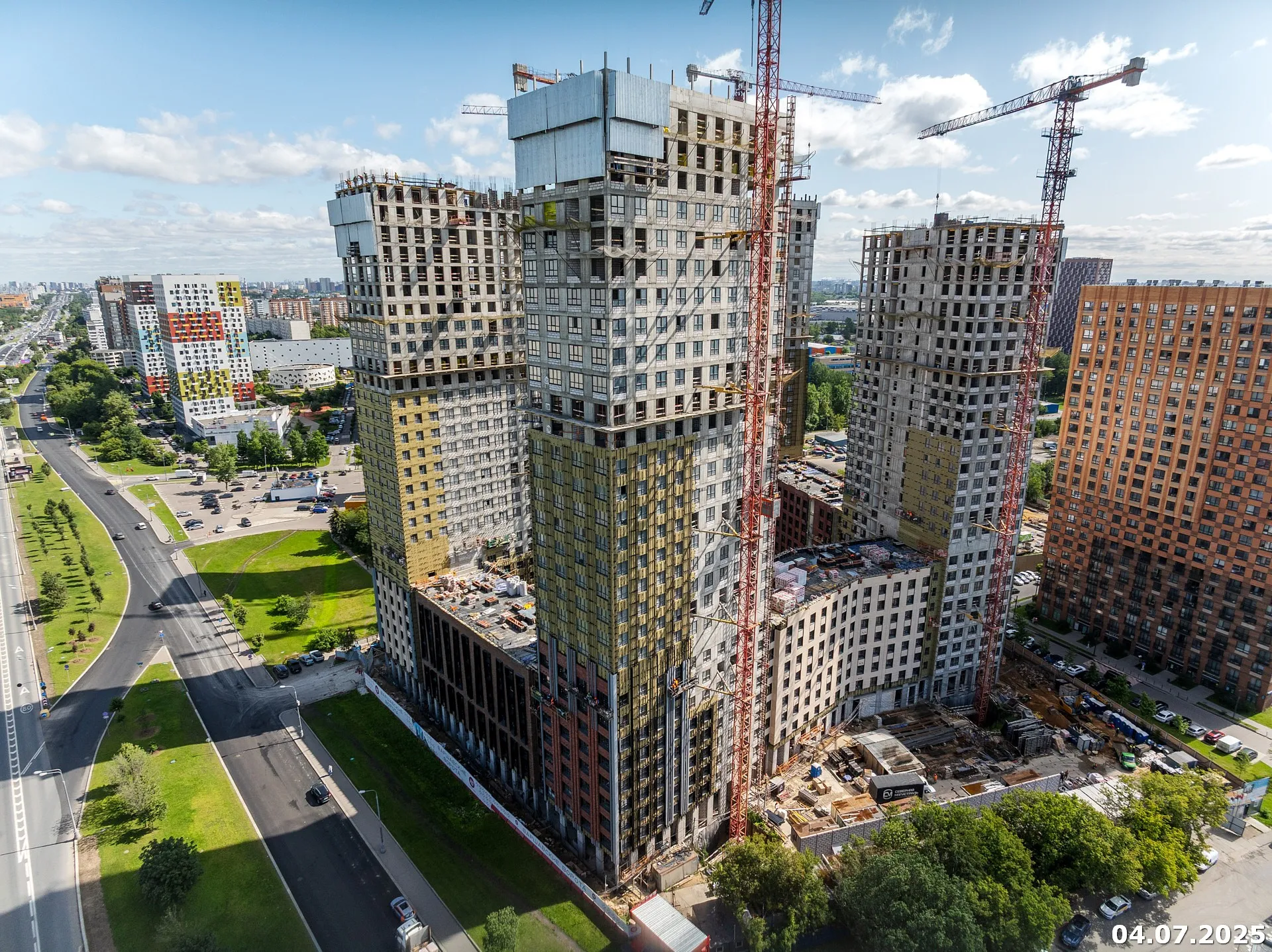 ЖК МФК Варшавские ворота ход строительства