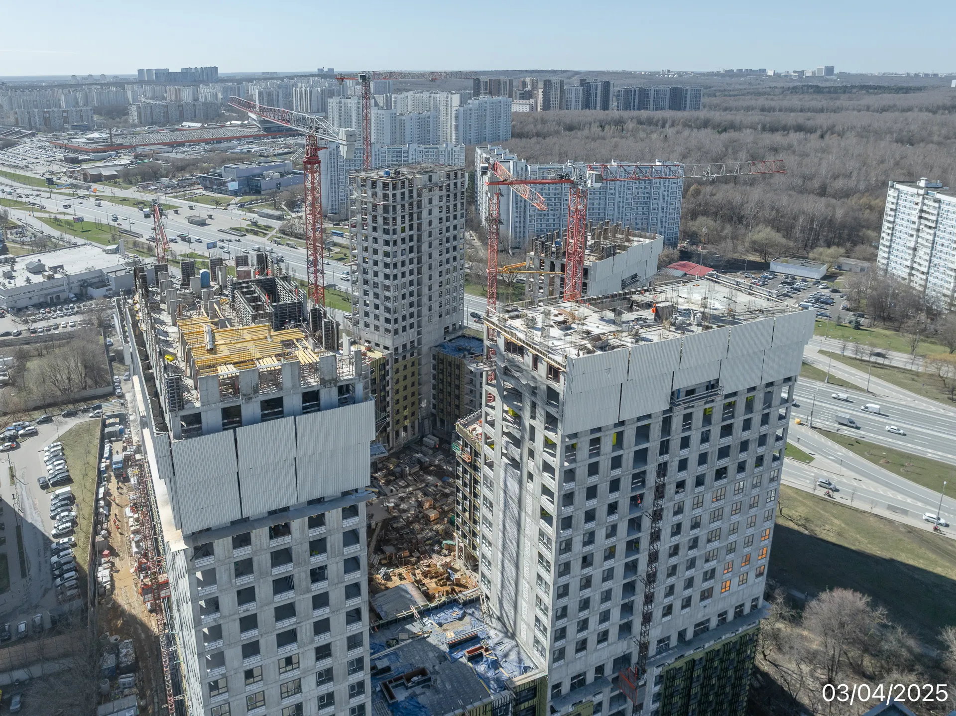 ЖК МФК Варшавские ворота ход строительства