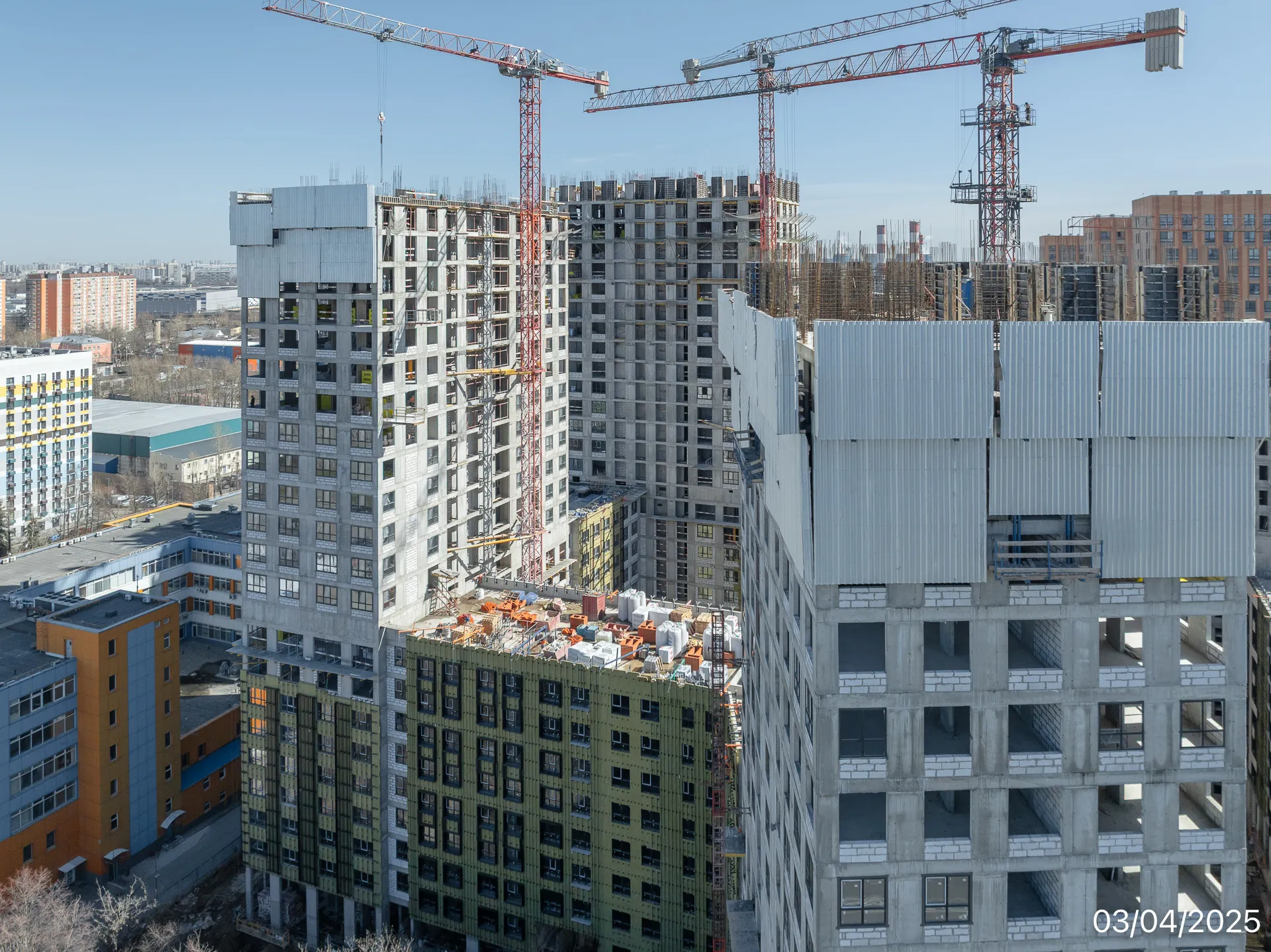 ЖК МФК Варшавские ворота ход строительства