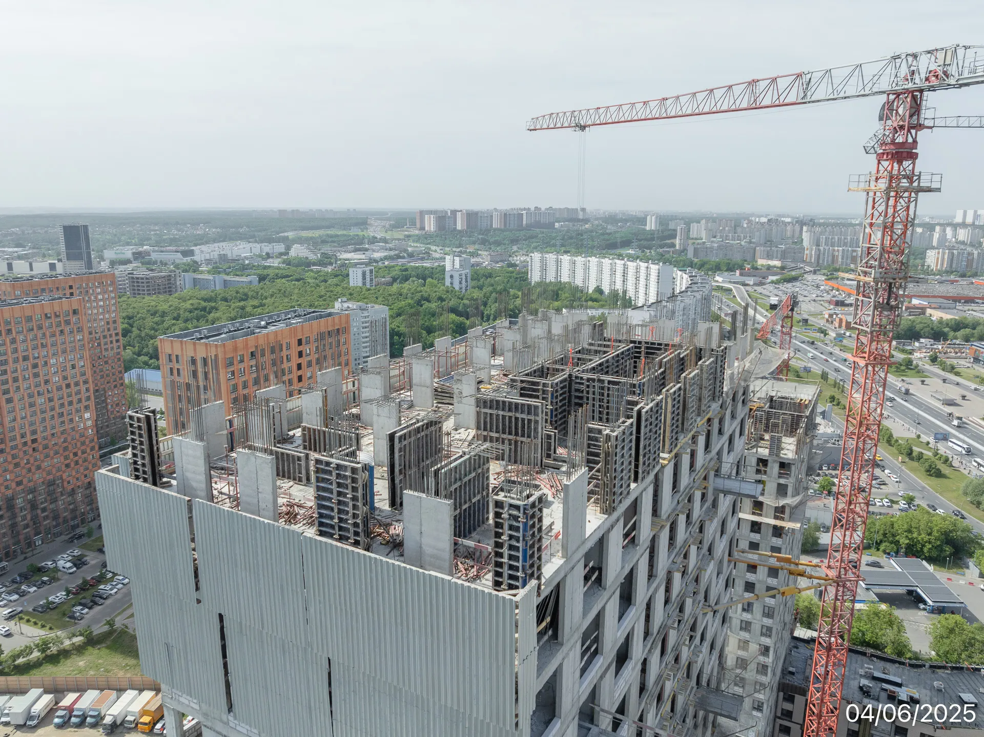 ЖК МФК Варшавские ворота ход строительства