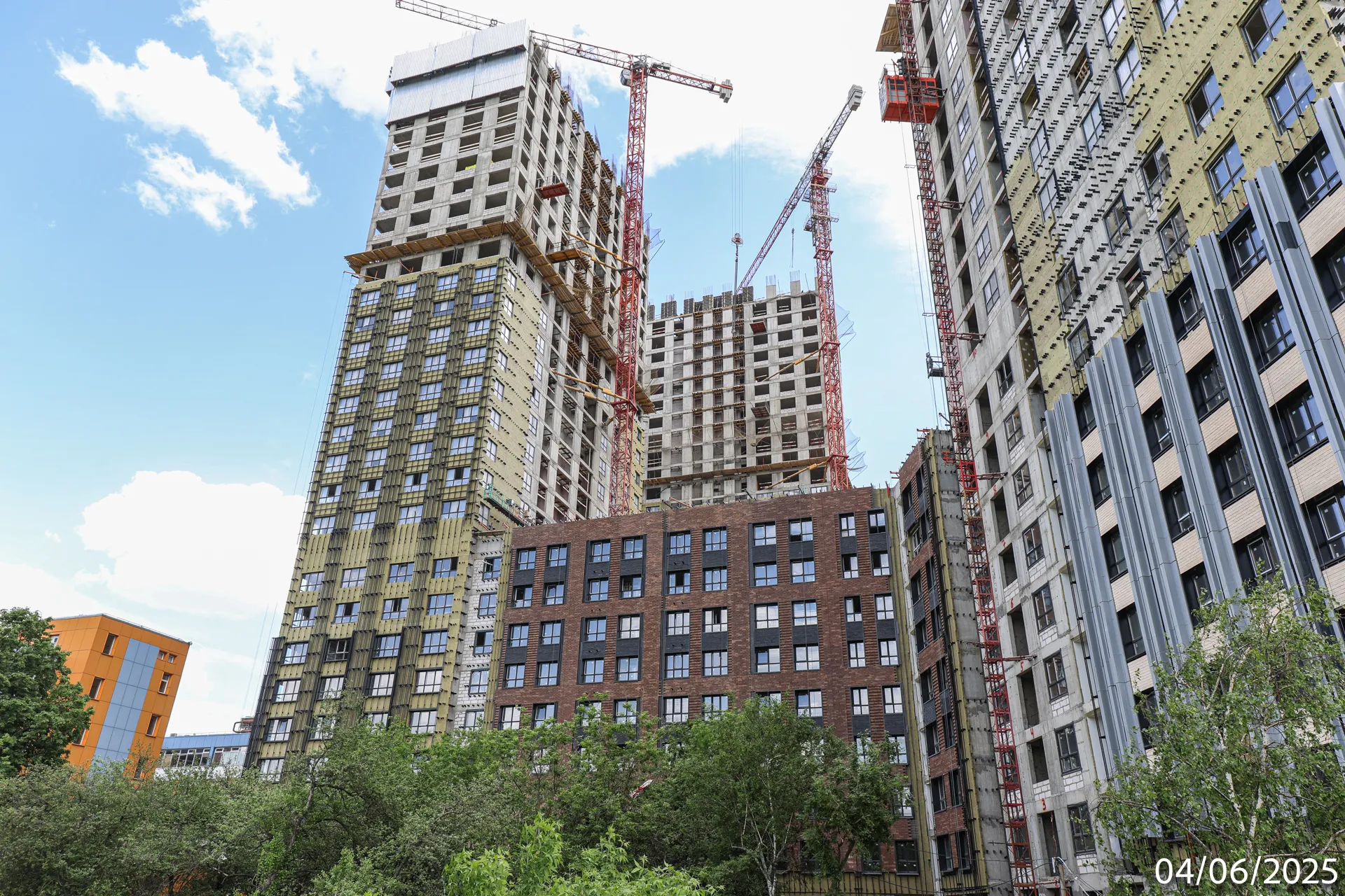 ЖК МФК Варшавские ворота ход строительства