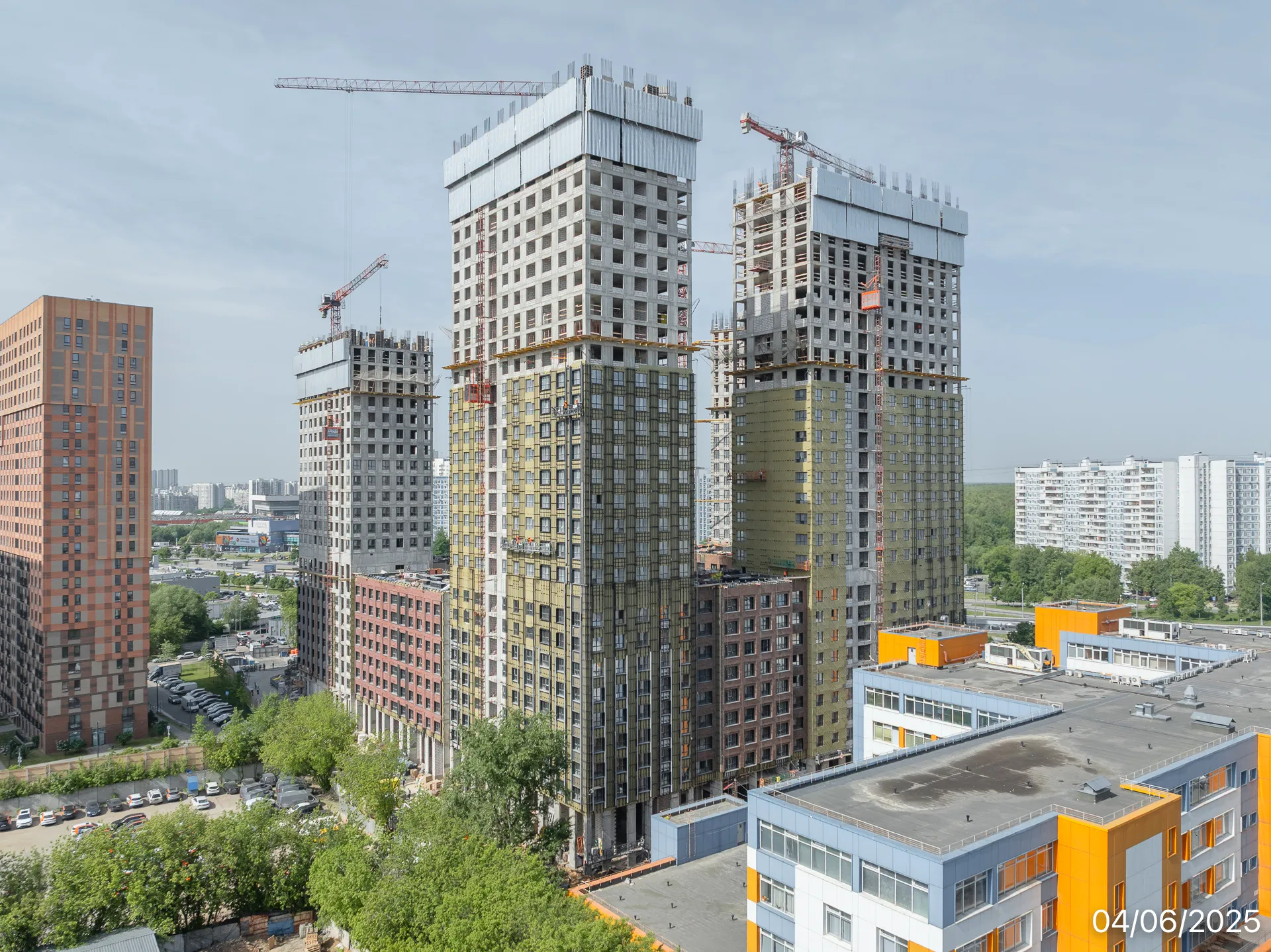 ЖК МФК Варшавские ворота ход строительства