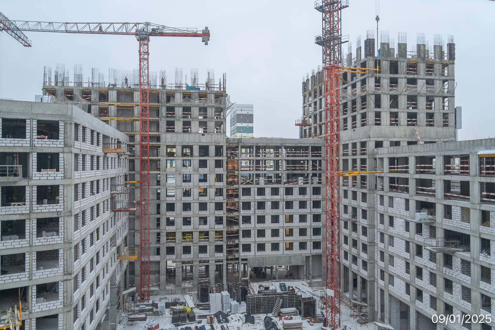 ЖК МФК Варшавские ворота ход строительства