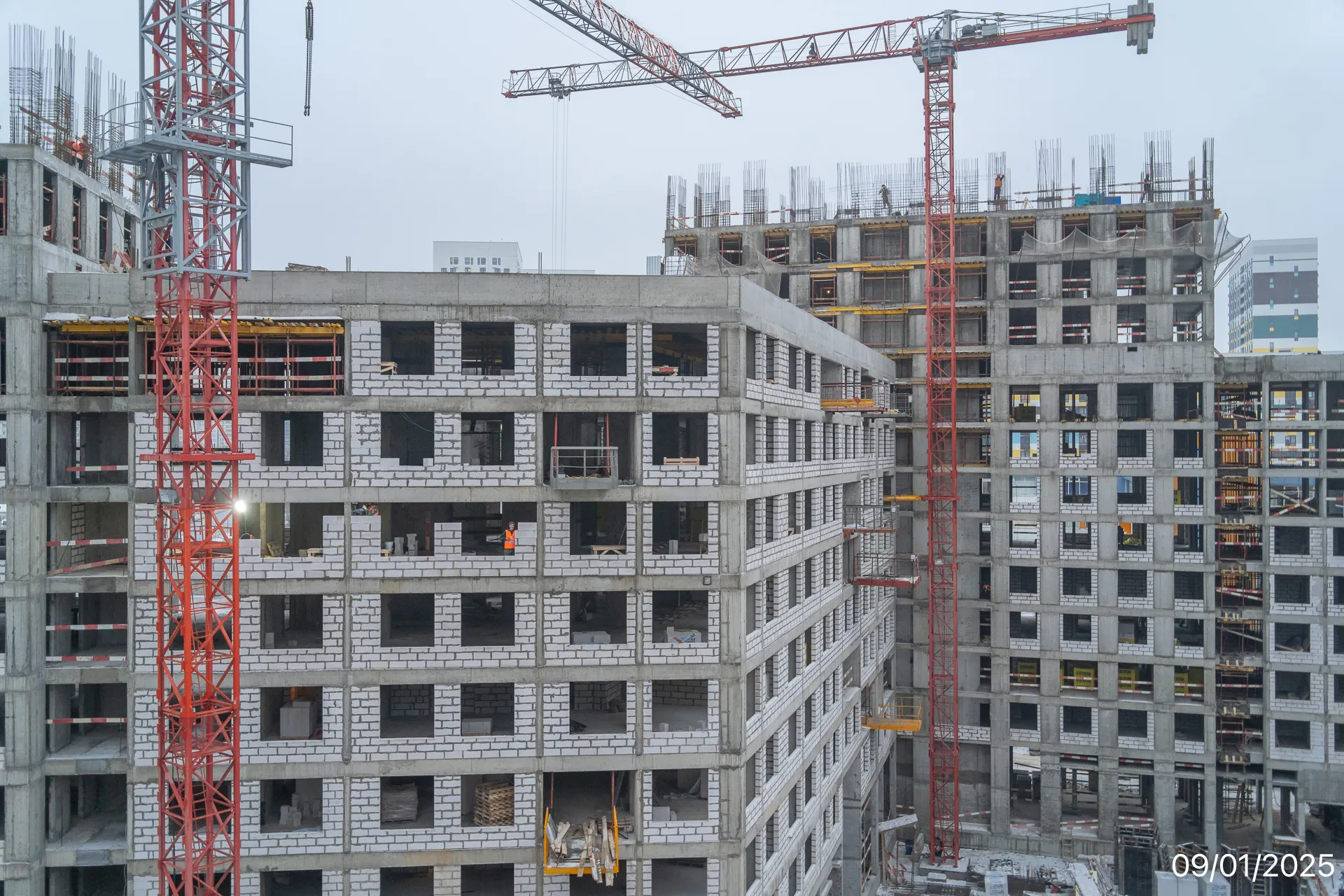 ЖК МФК Варшавские ворота ход строительства