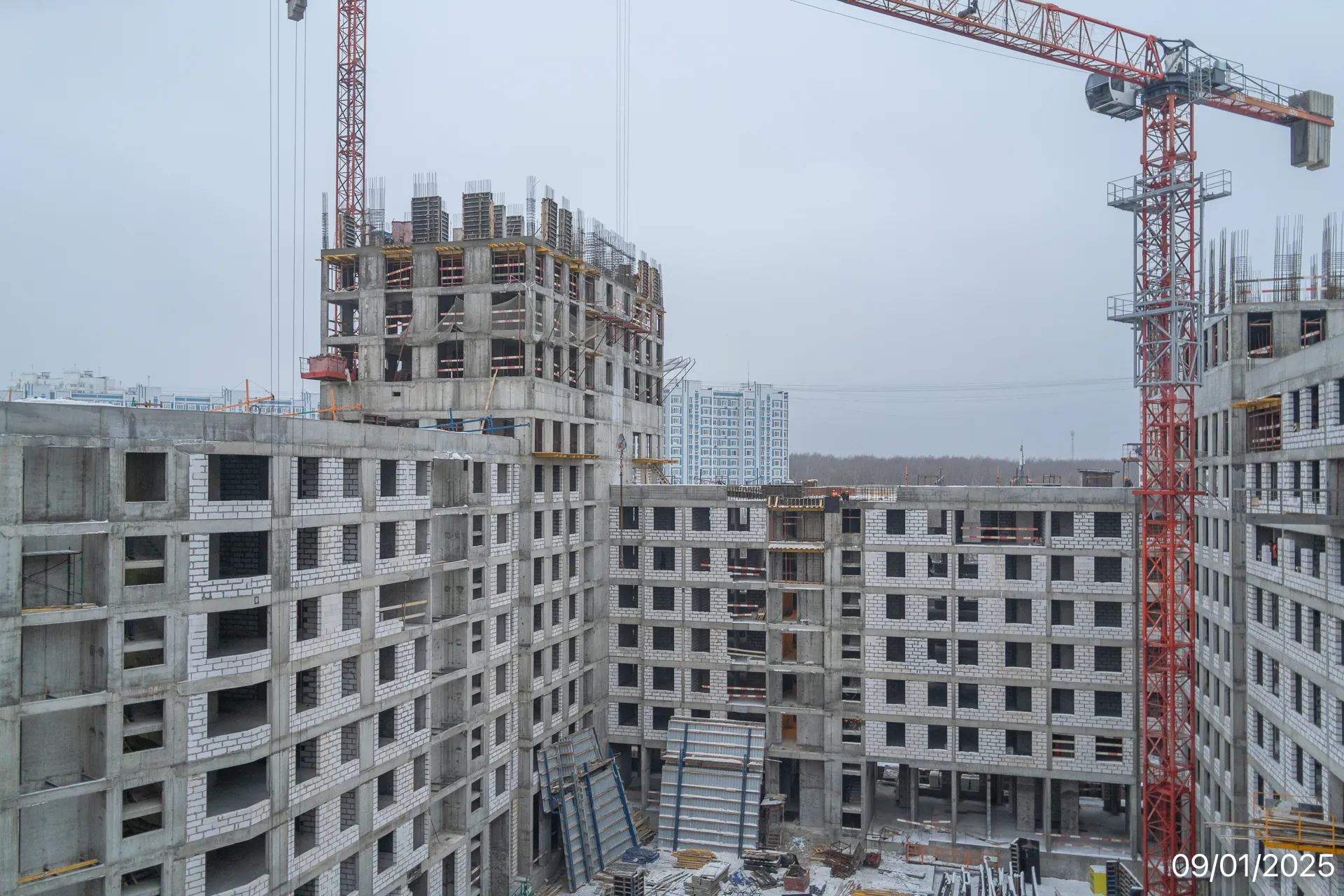 ЖК МФК Варшавские ворота ход строительства