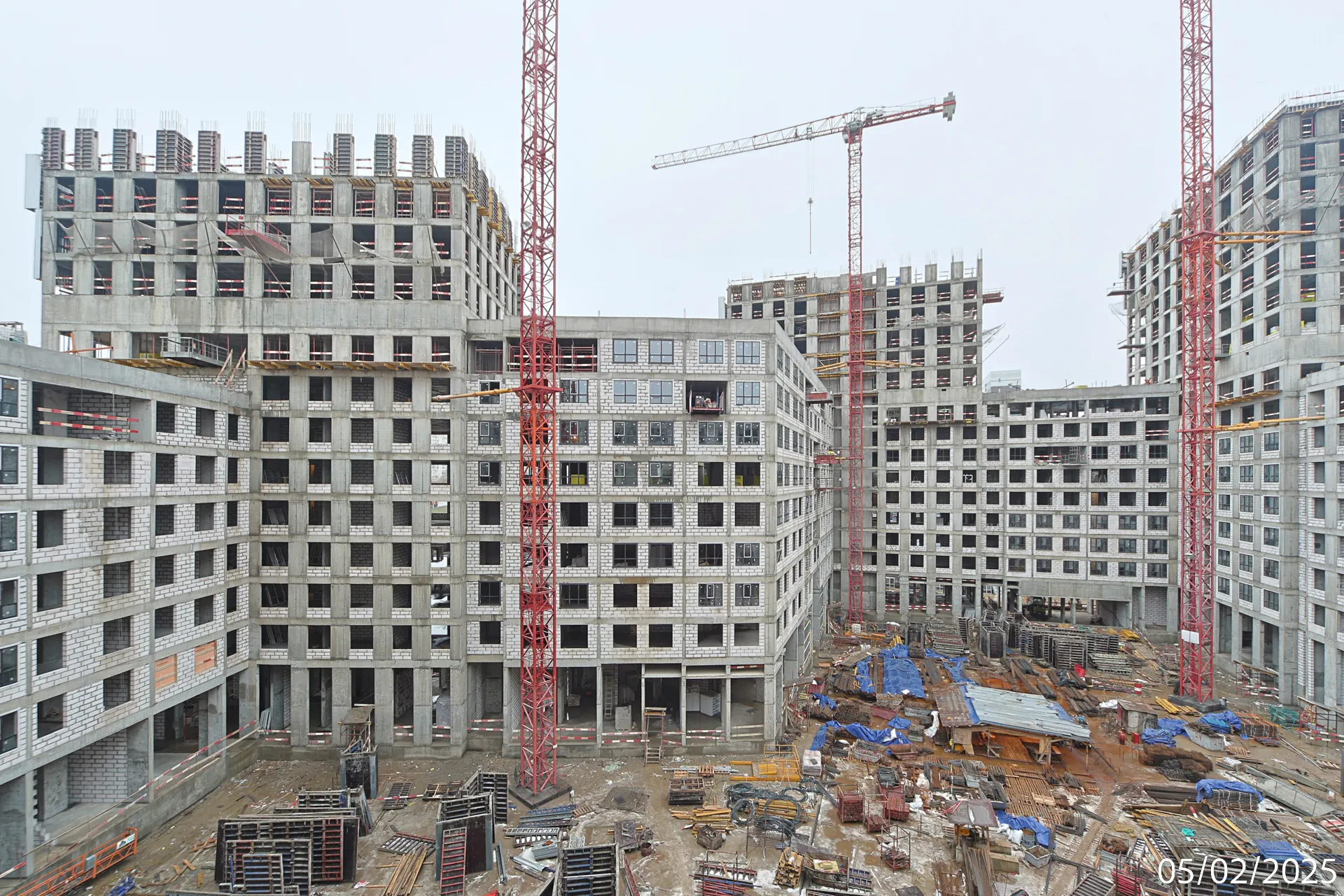 ЖК МФК Варшавские ворота ход строительства