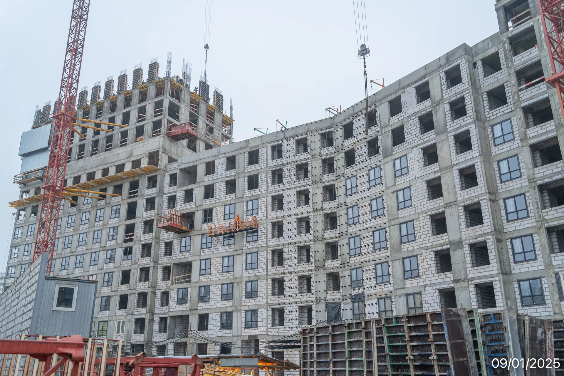 ЖК МФК Варшавские ворота ход строительства