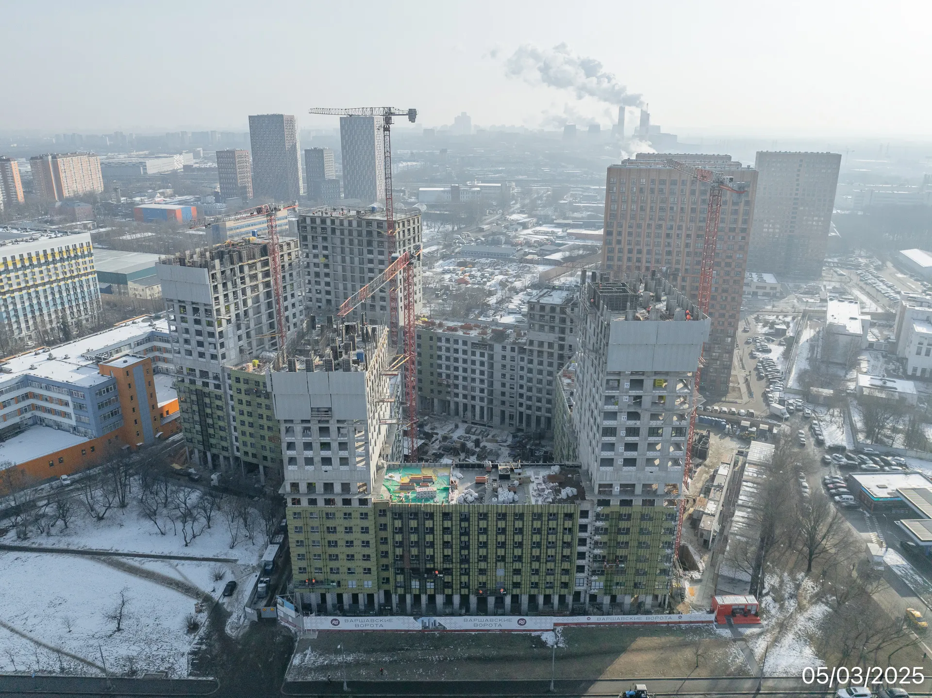 ЖК МФК Варшавские ворота ход строительства