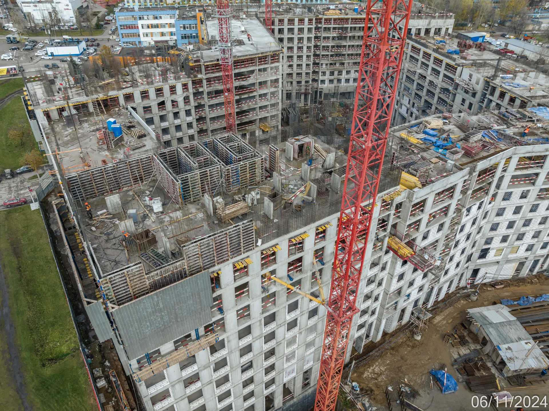 ЖК МФК Варшавские ворота ход строительства