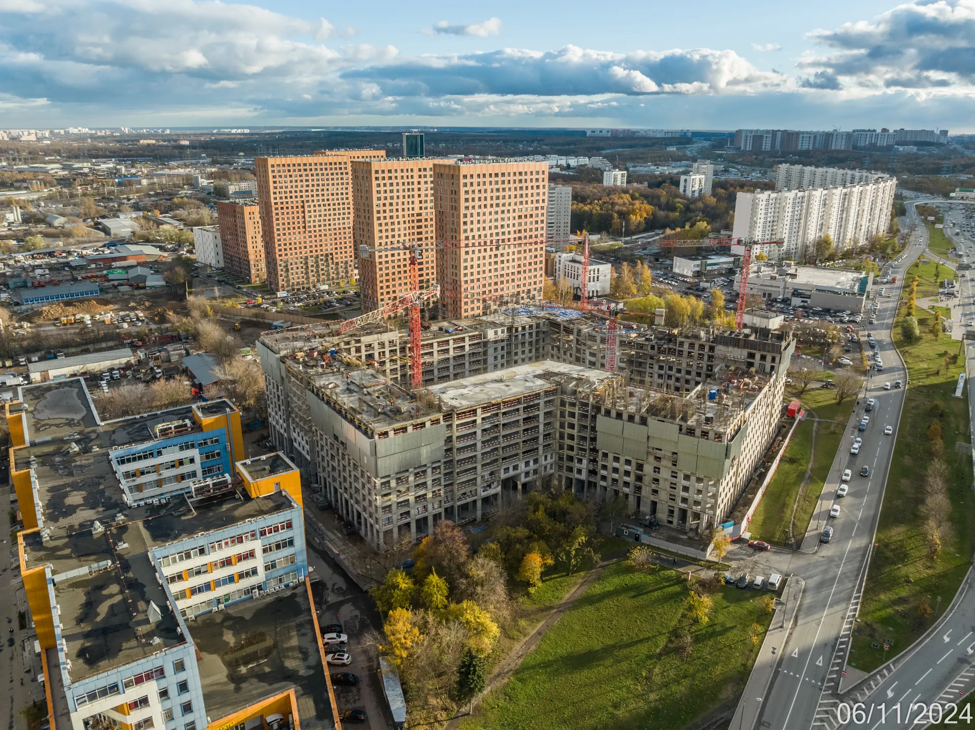 ЖК МФК Варшавские ворота ход строительства