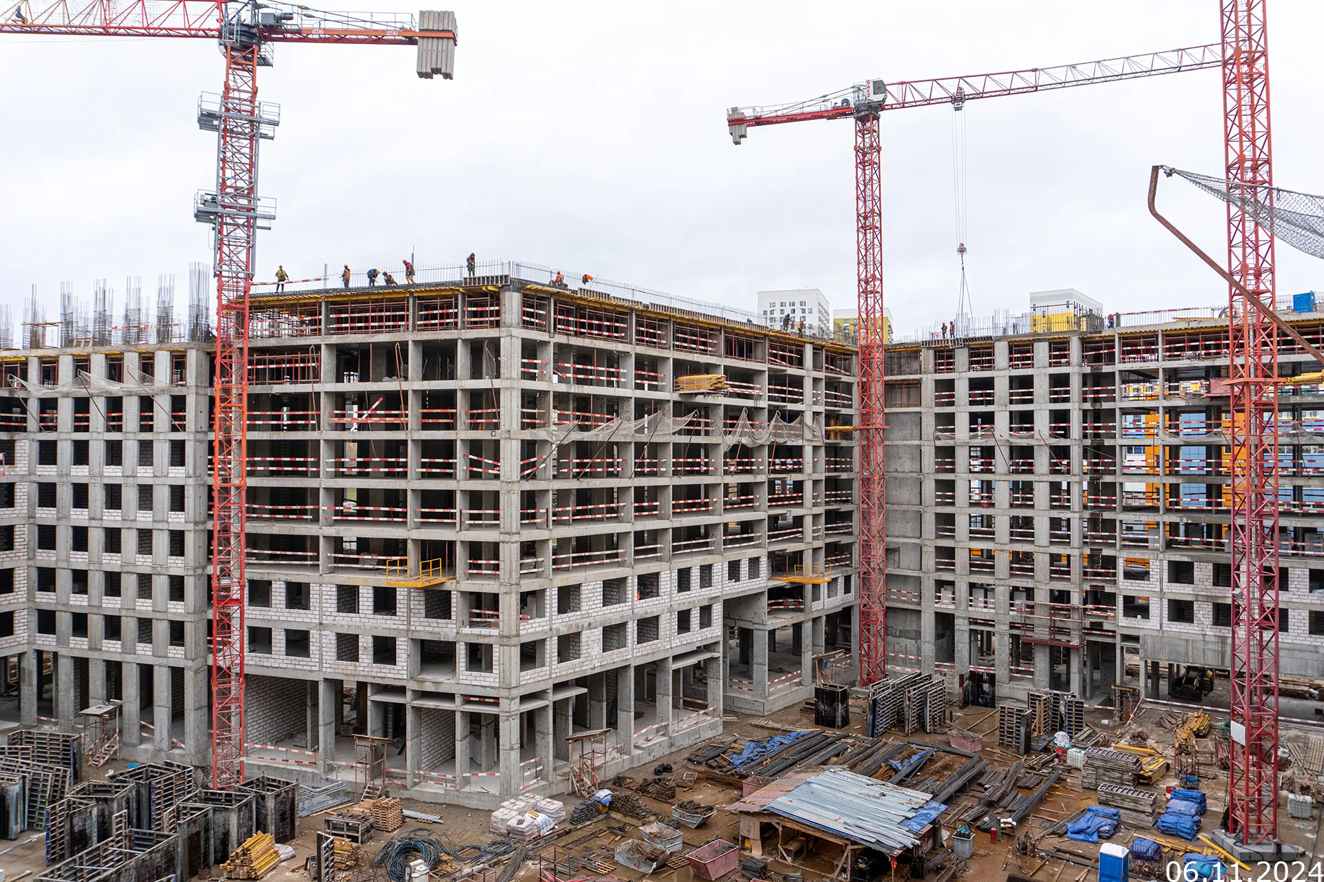 ЖК МФК Варшавские ворота ход строительства