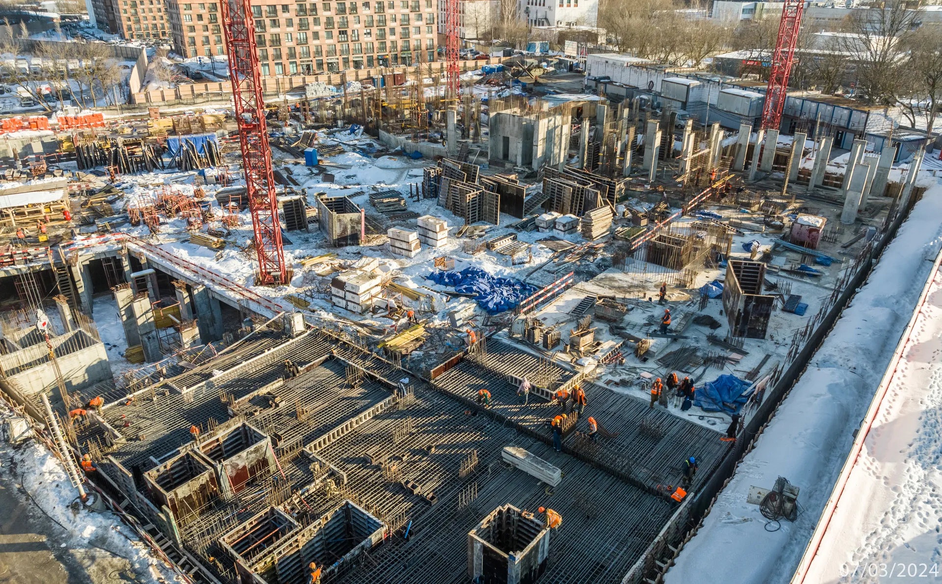 ЖК МФК Варшавские ворота ход строительства