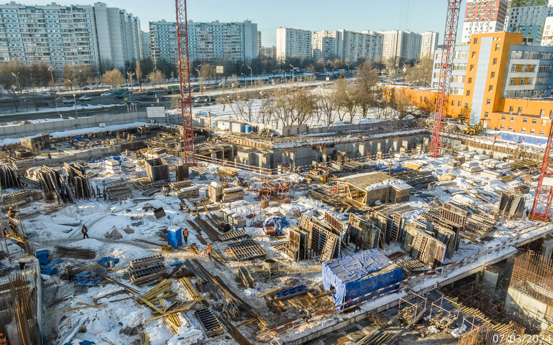 ЖК МФК Варшавские ворота ход строительства