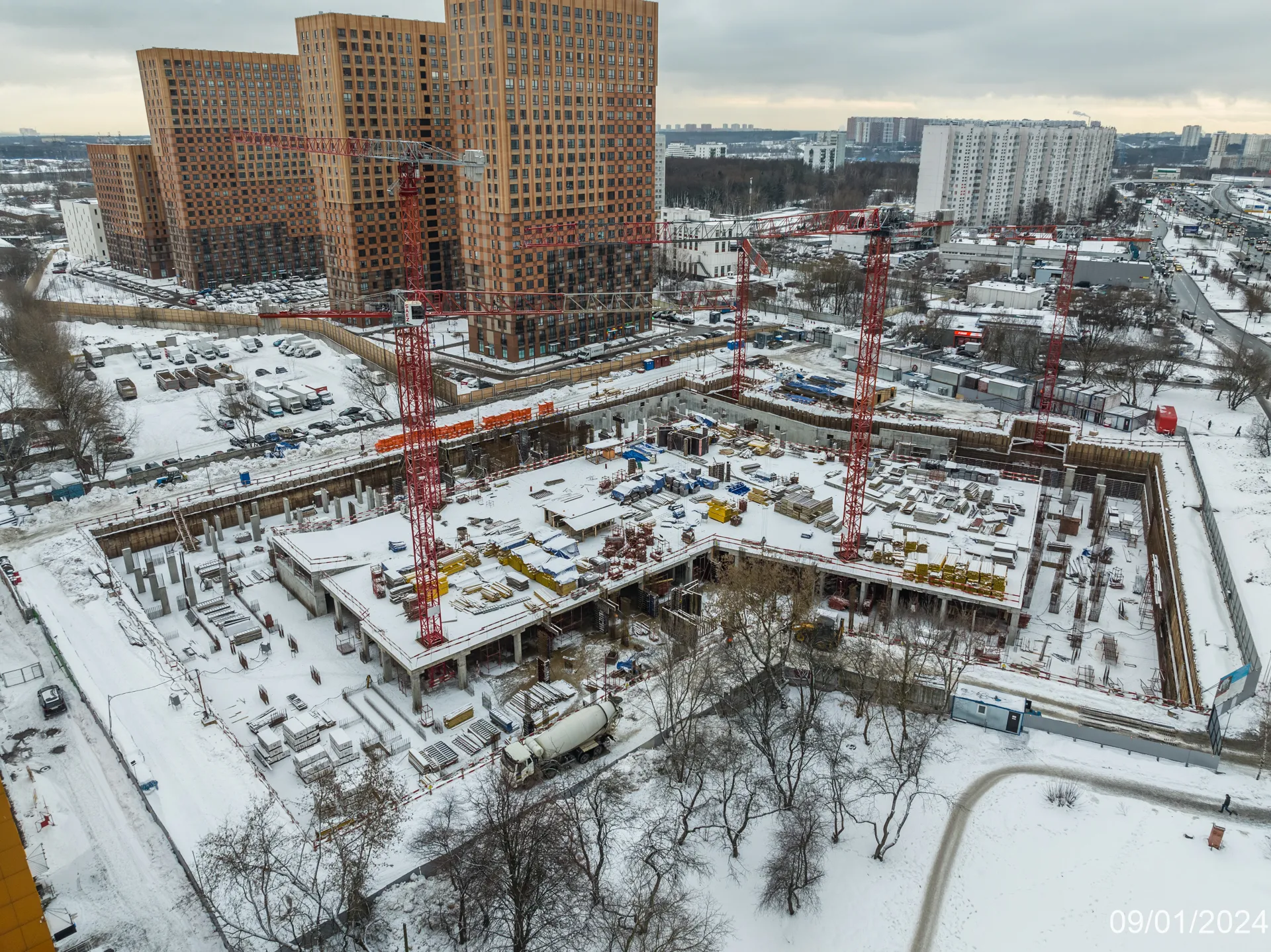 ЖК МФК Варшавские ворота ход строительства