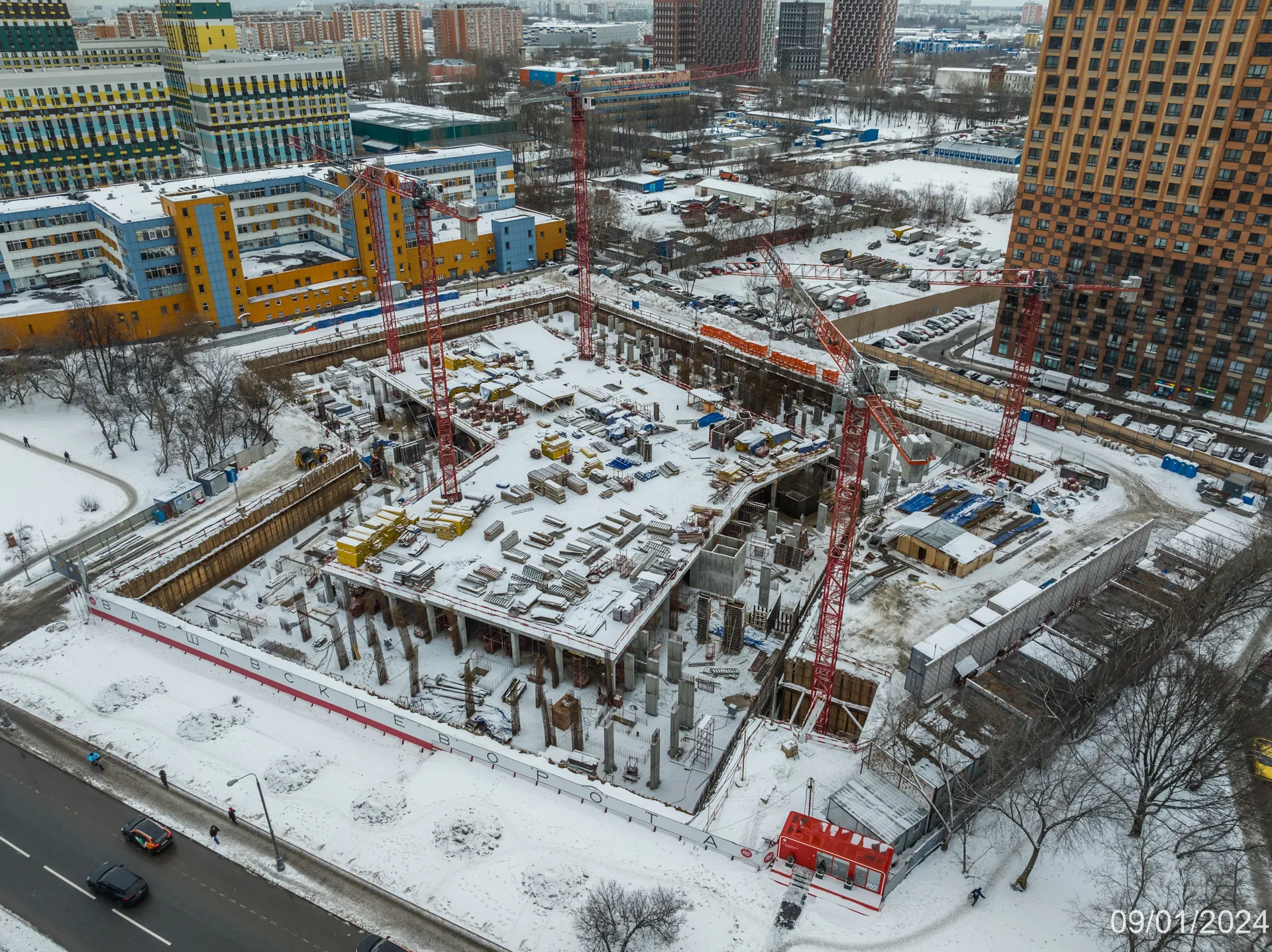 ЖК МФК Варшавские ворота ход строительства