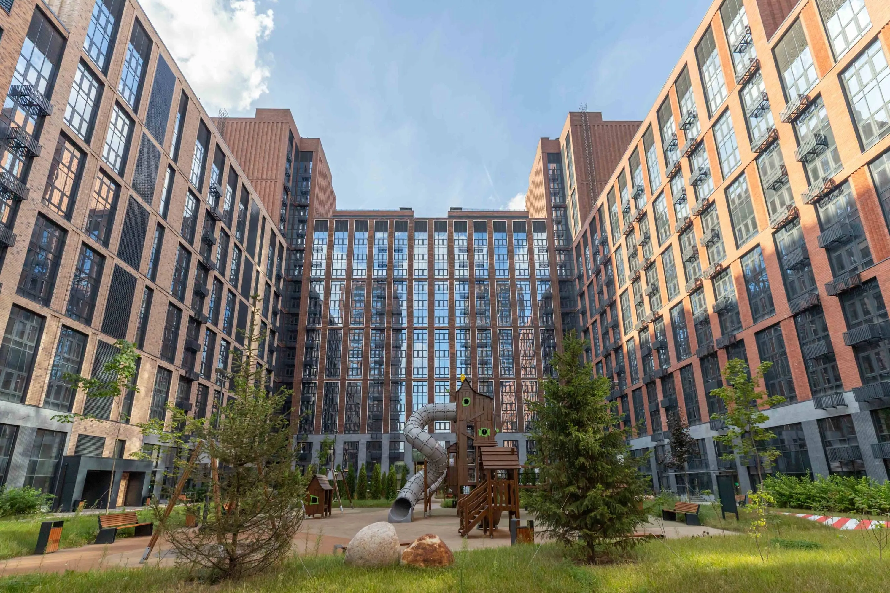 Планировка 2-комнатной квартиры 66.3 м² в ЖК Клинская ул., д. 2А (Московские кварталы), г. Москва — фото 1