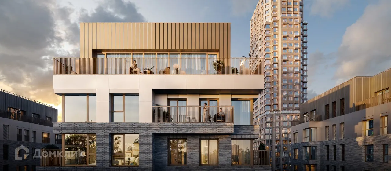 Планировка 2-комнатной квартиры 53.7 м² в ЖК «Строгино 360», г. Москва — фото 2