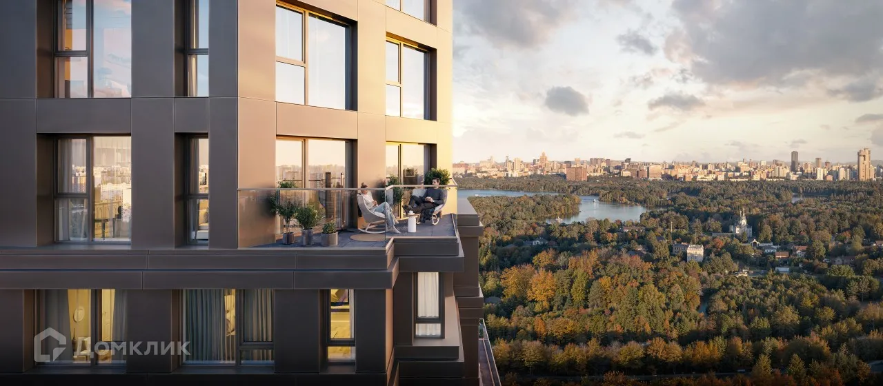 Планировка 2-комнатной квартиры 53.7 м² в ЖК «Строгино 360», г. Москва — фото 3