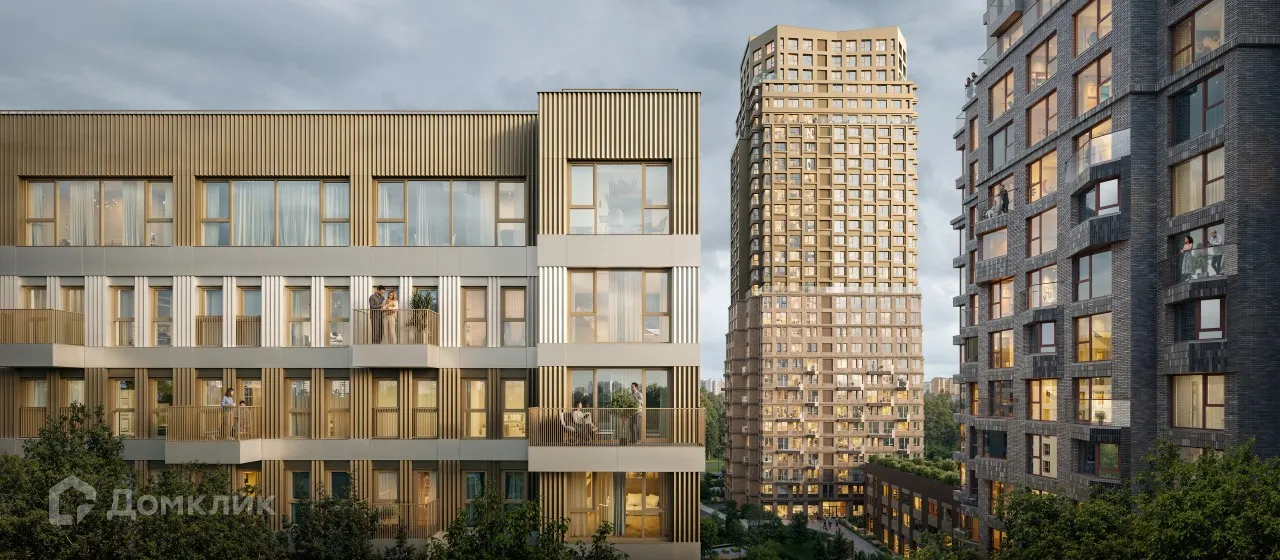 Планировка 2-комнатной квартиры 53.7 м² в ЖК «Строгино 360», г. Москва — фото 6