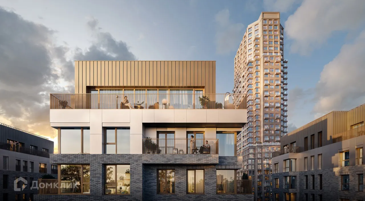 Планировка 2-комнатной квартиры 53.7 м² в ЖК «Строгино 360», г. Москва — фото 9