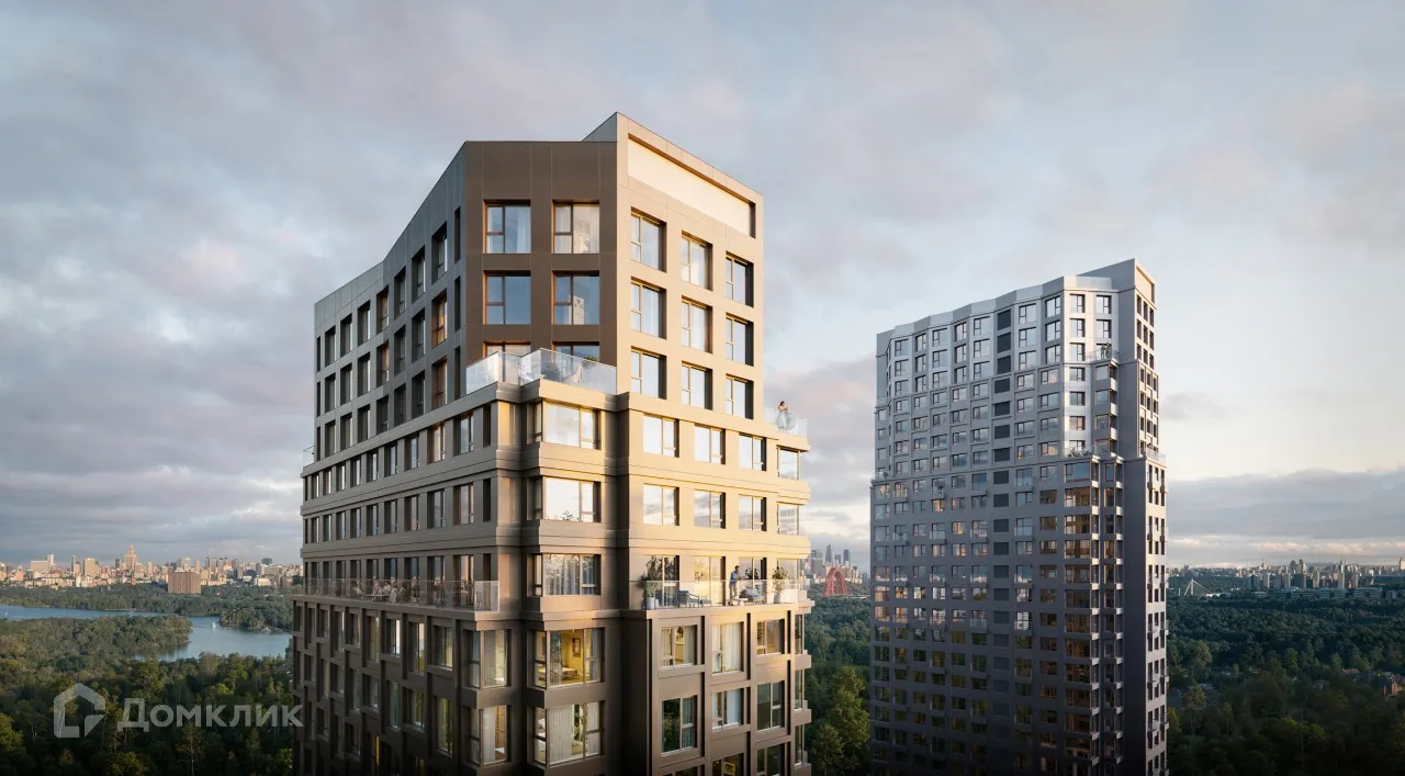 Планировка 2-комнатной квартиры 53.7 м² в ЖК «Строгино 360», г. Москва — фото 10