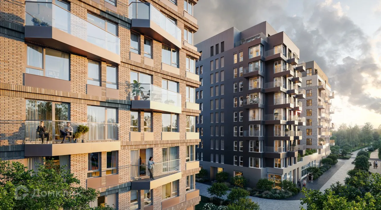 Планировка 2-комнатной квартиры 53.7 м² в ЖК «Строгино 360», г. Москва — фото 13