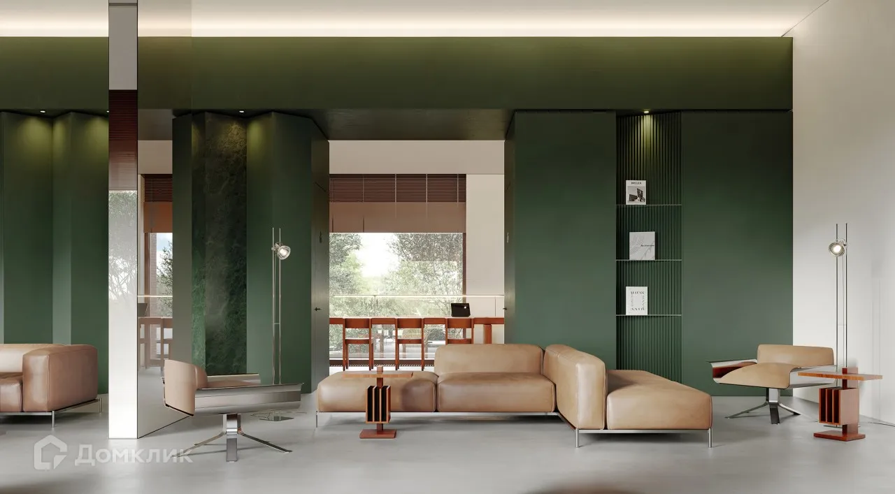 Планировка 2-комнатной квартиры 53.7 м² в ЖК «Строгино 360», г. Москва — фото 14