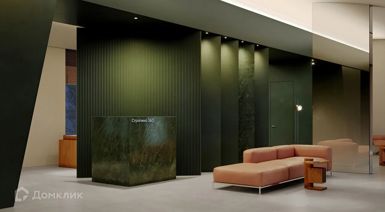 Планировка 2-комнатной квартиры 53.7 м² в ЖК «Строгино 360», г. Москва — фото 15