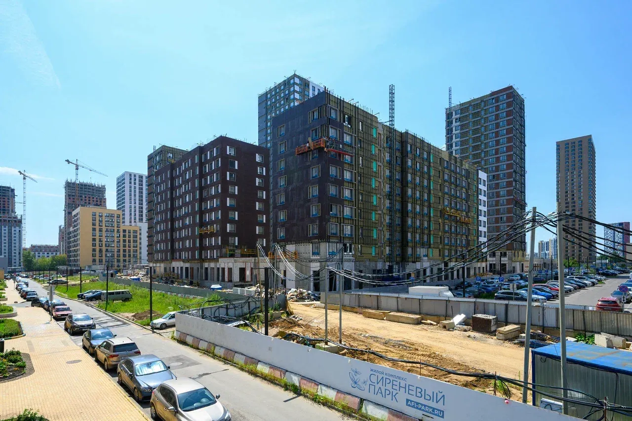 ЖК "Сиреневый парк" ход строительства
