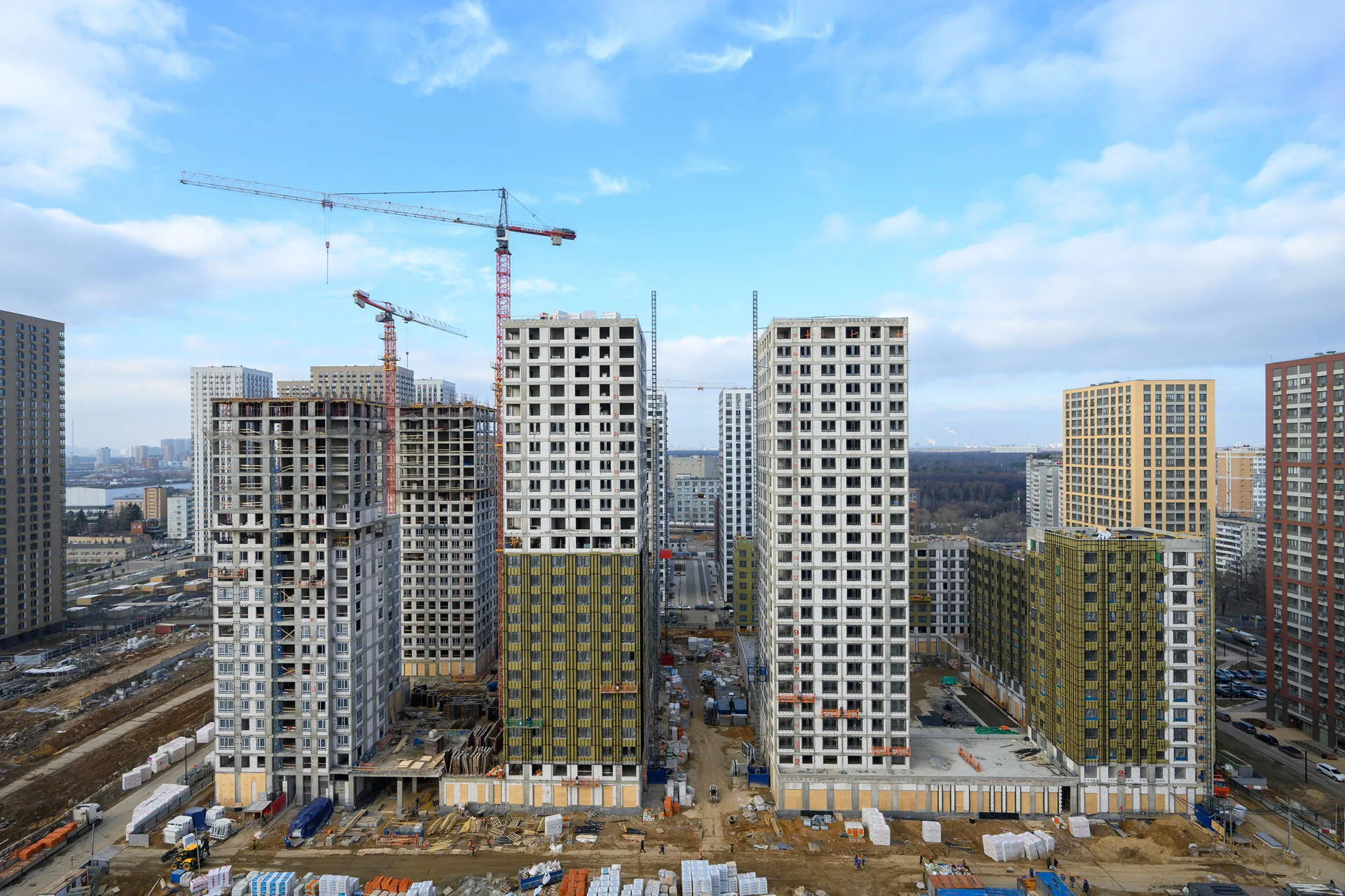 ЖК "Сиреневый парк" ход строительства