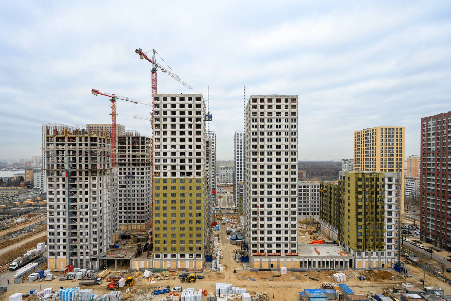 ЖК "Сиреневый парк" ход строительства