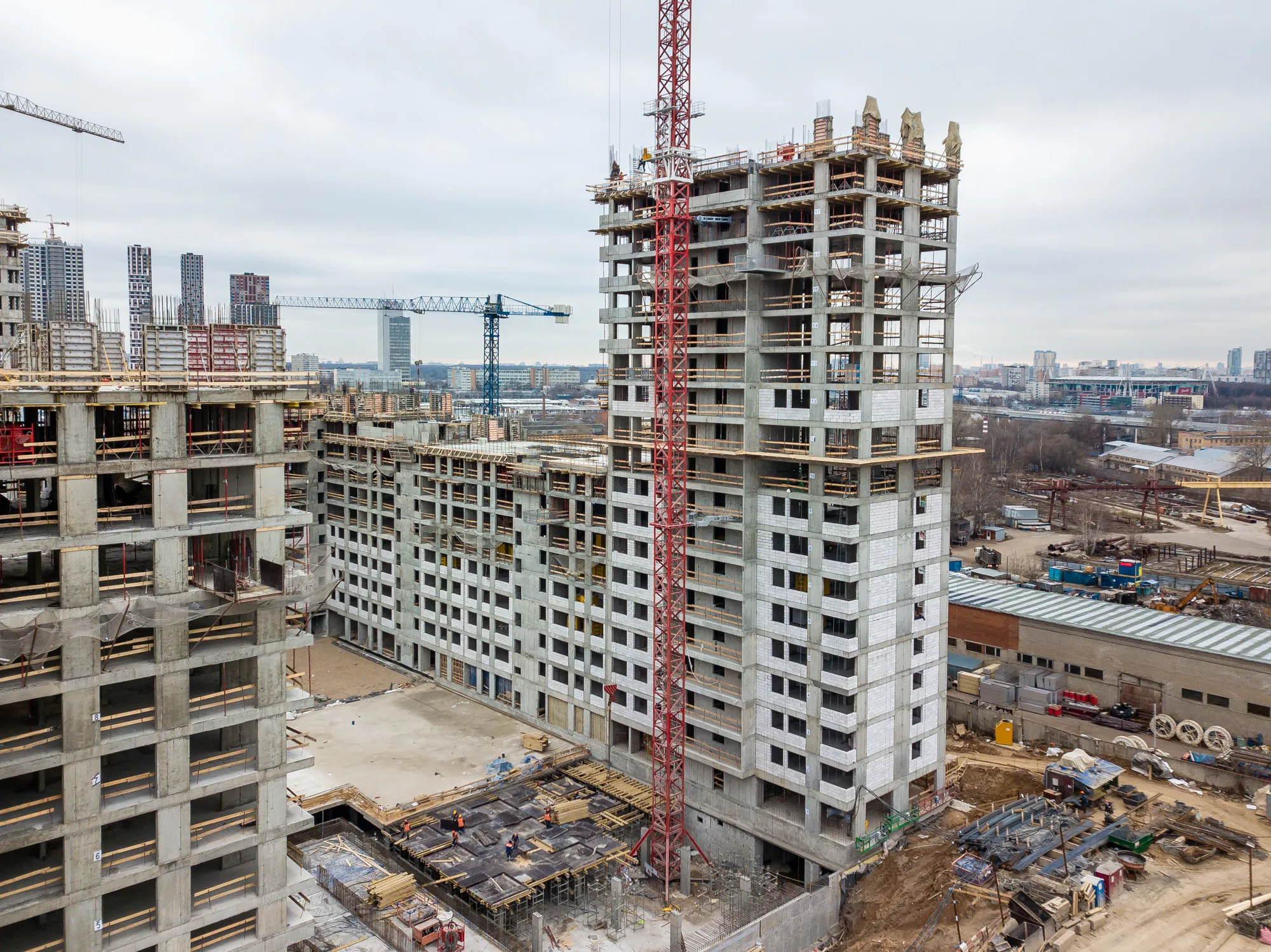 ЖК "Сиреневый парк" ход строительства