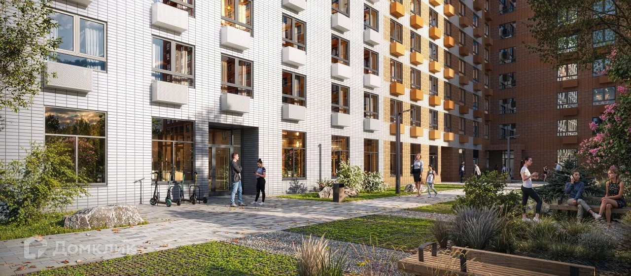 Планировка студии квартиры 23.5 м² в ЖК «Митинский лес», г. Москва — фото 3