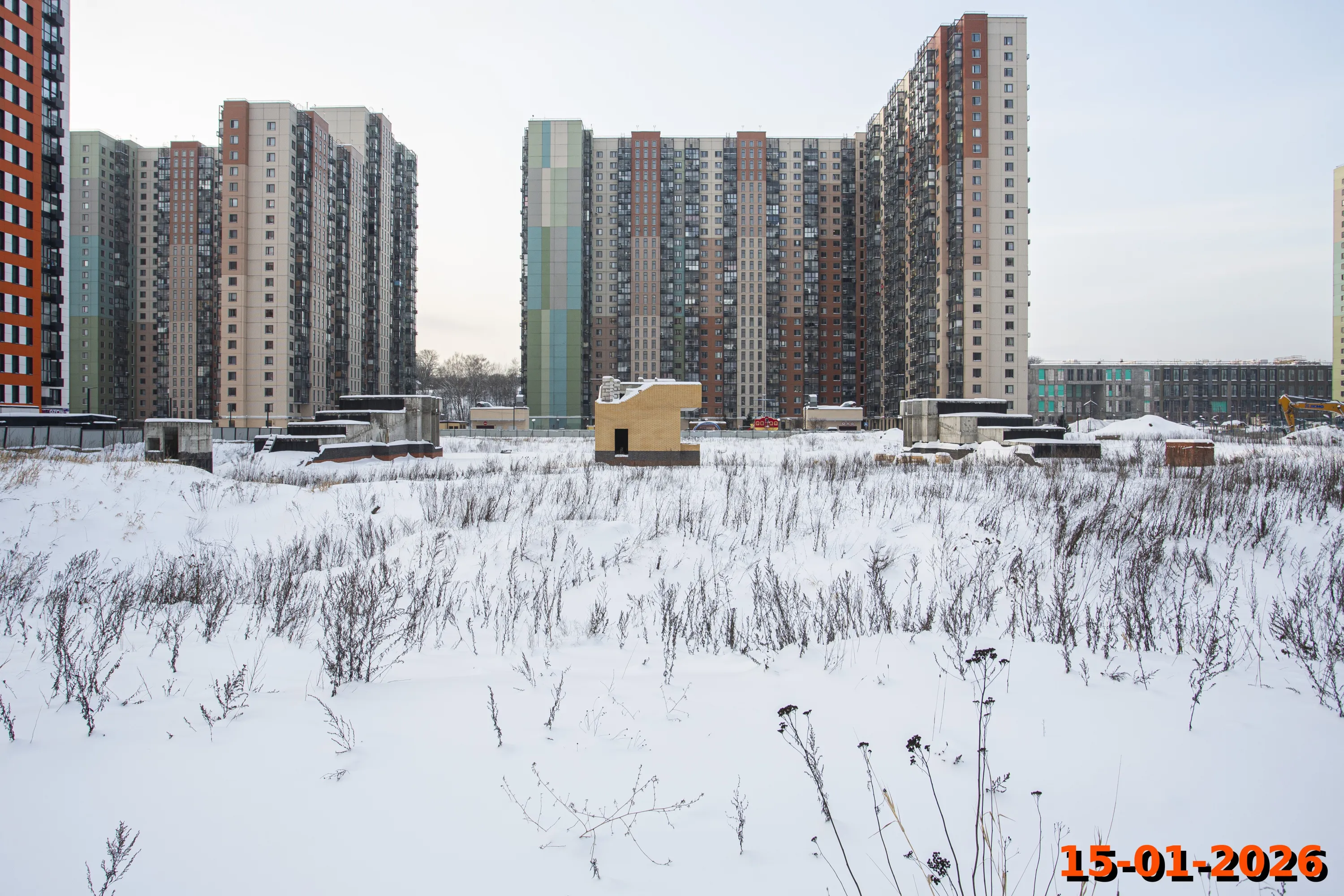 «Митинский лес» ход строительства