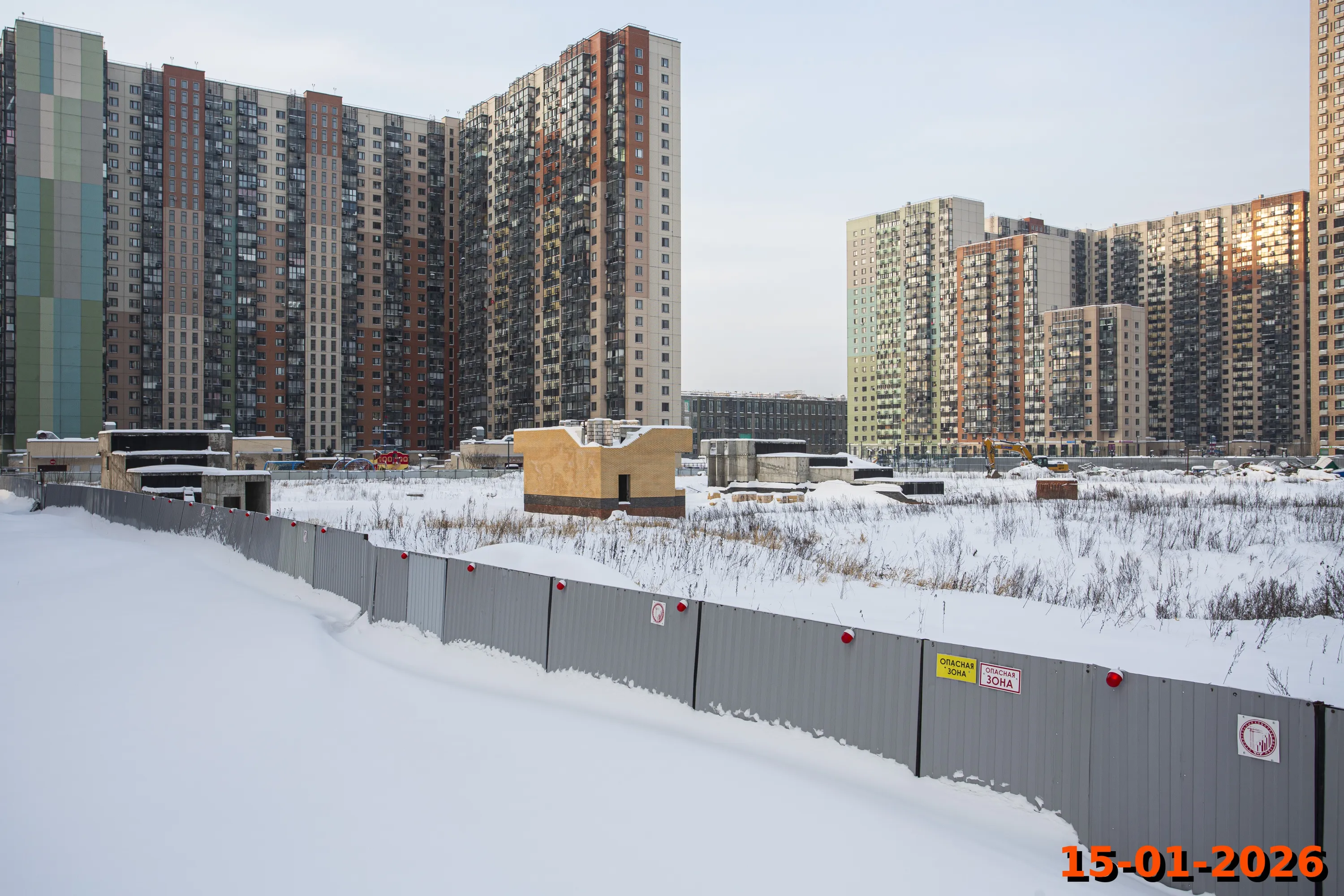 «Митинский лес» ход строительства