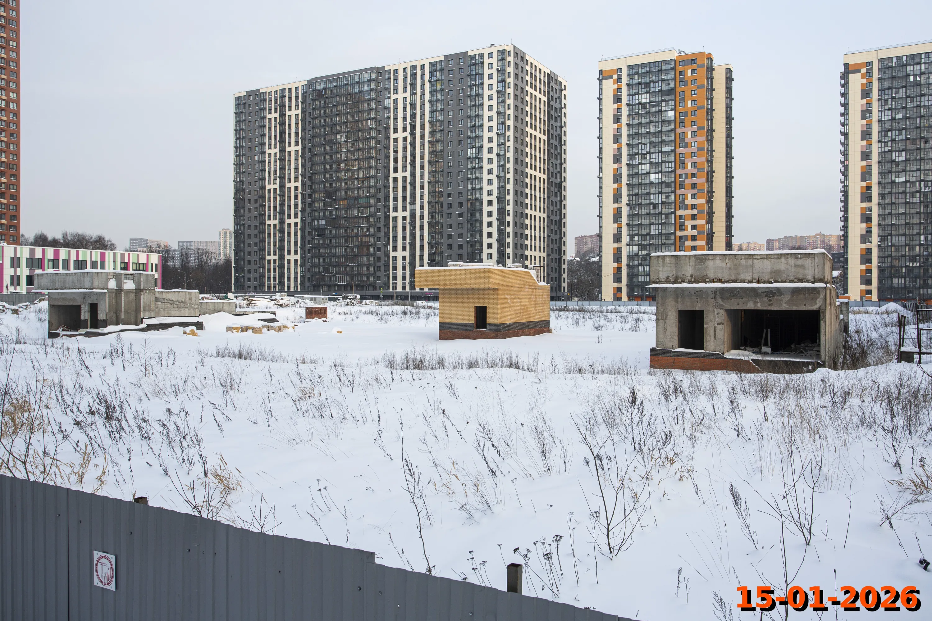 «Митинский лес» ход строительства