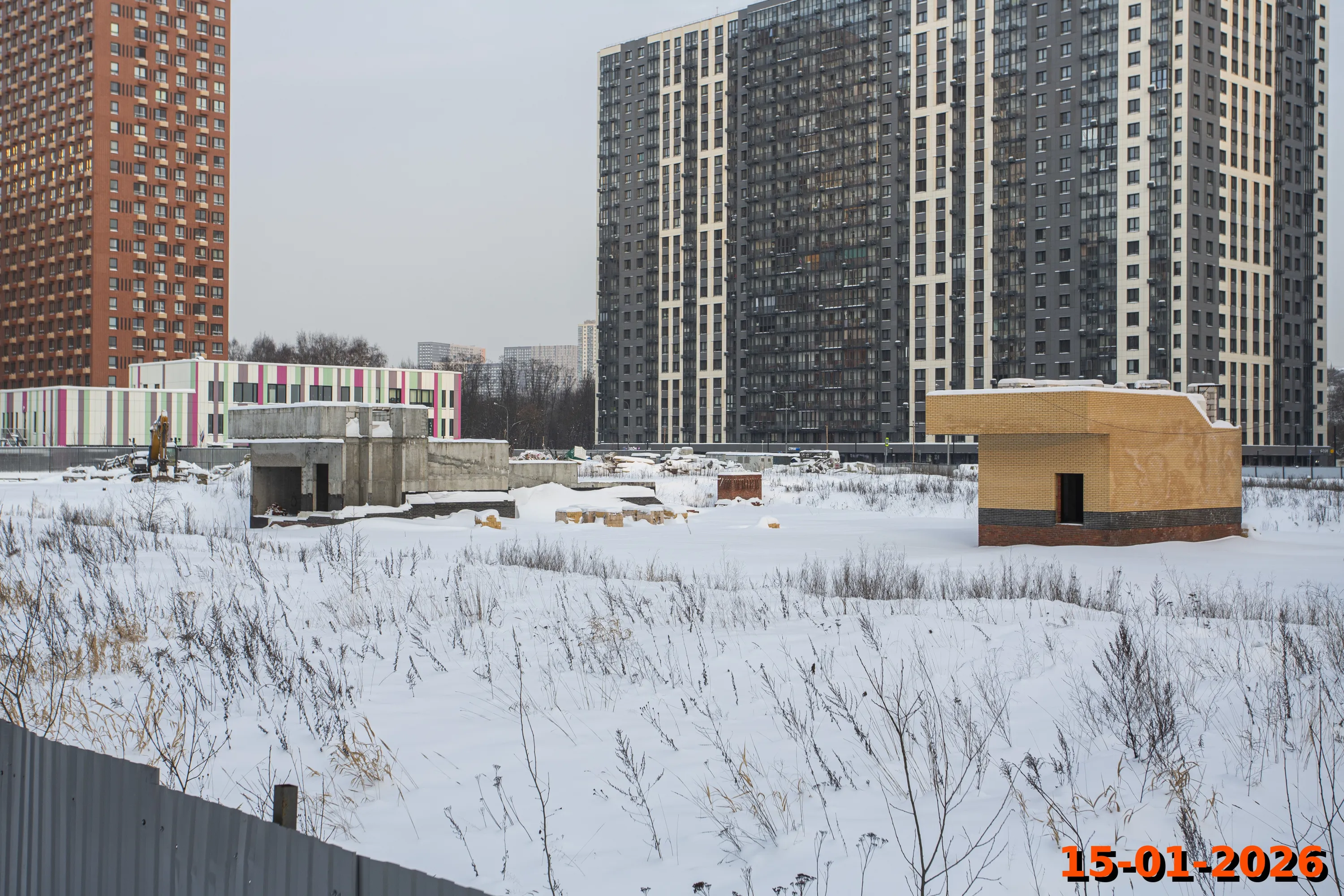 «Митинский лес» ход строительства